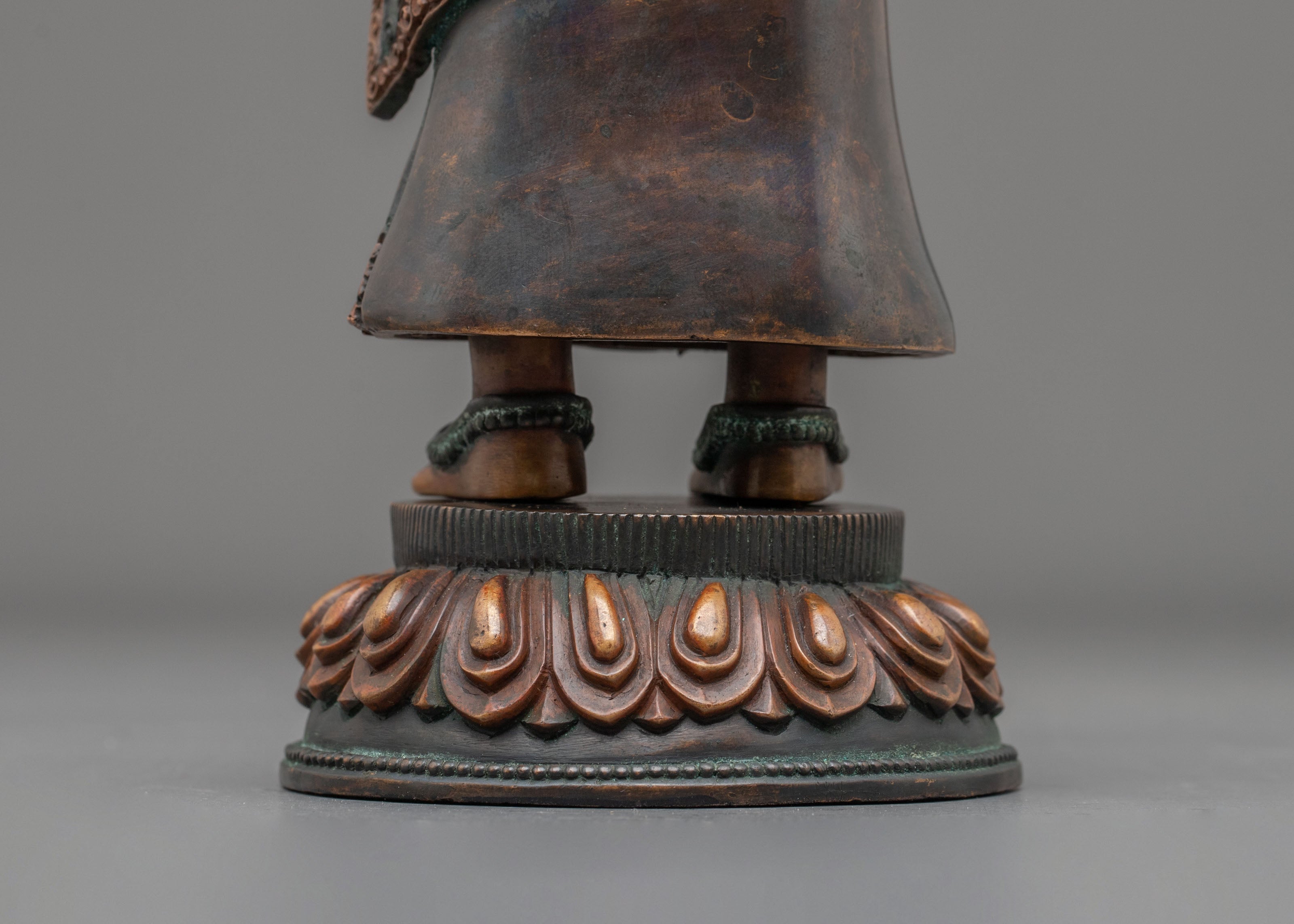 Dipankara Buddha Oxidized Copper Figurine: Symbol of Enlightenment