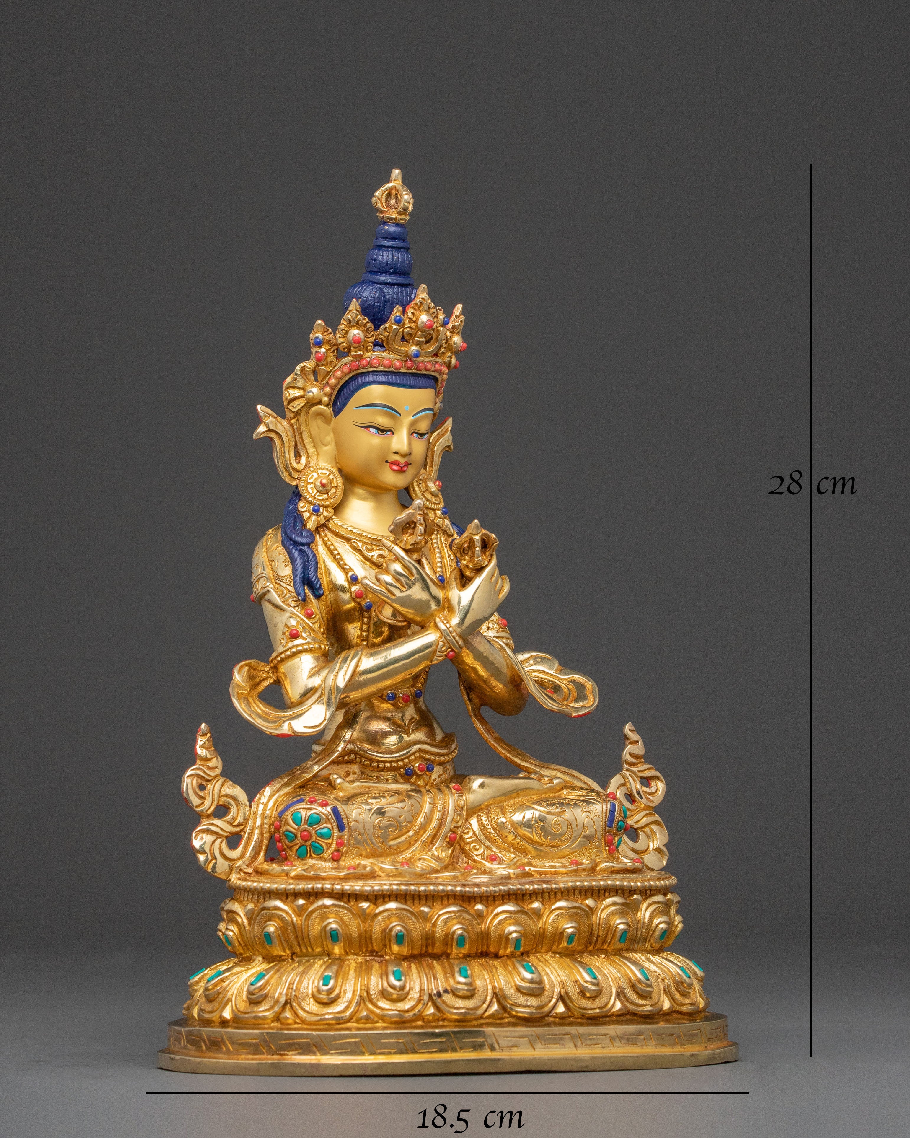 Golden Statue of Primordial Buddha Vajradhara