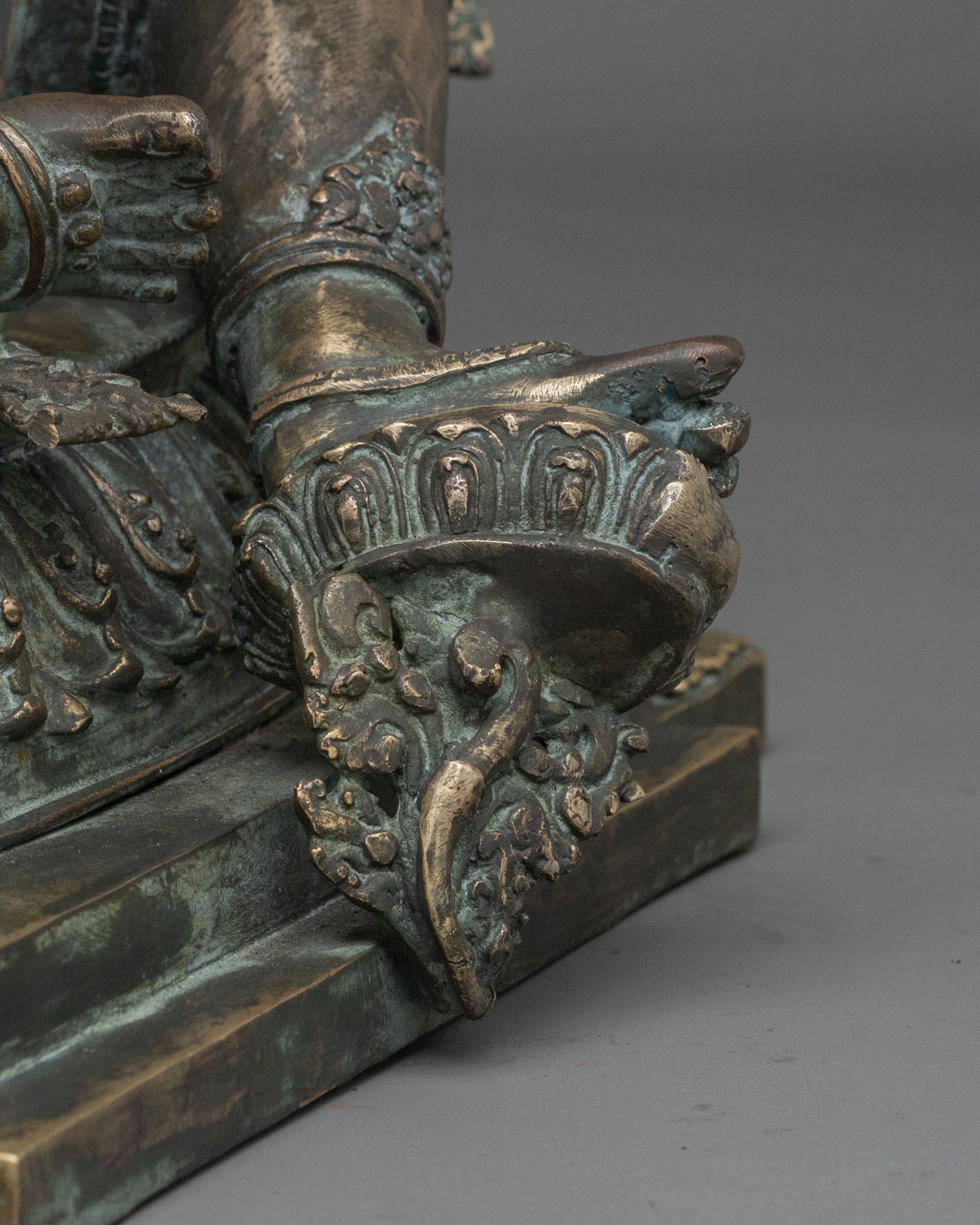 Vajradhara Copper Sculpture | Bronze Figurine of Wisdom