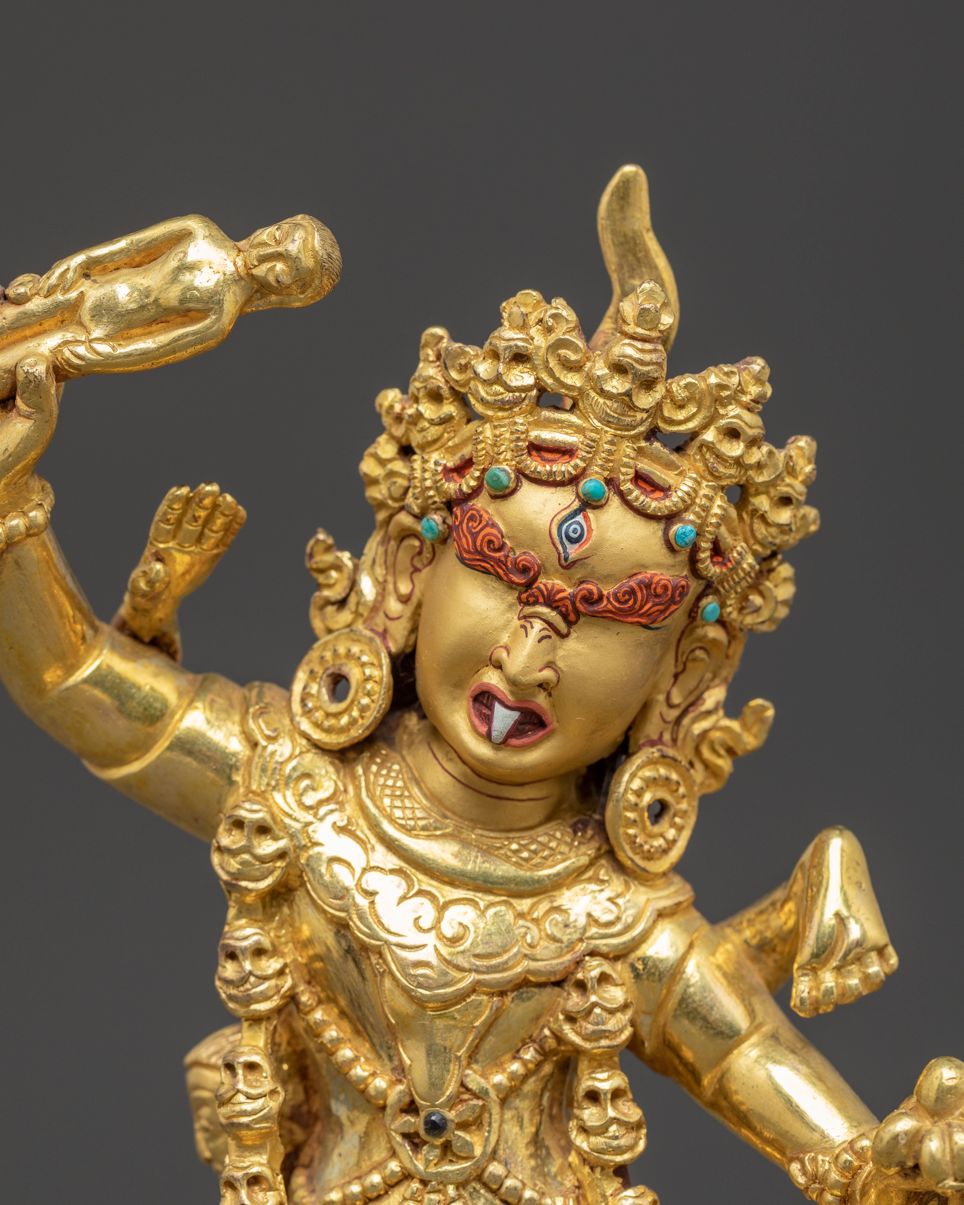 Dharmapala Ekajati Statue | Tantric Protector