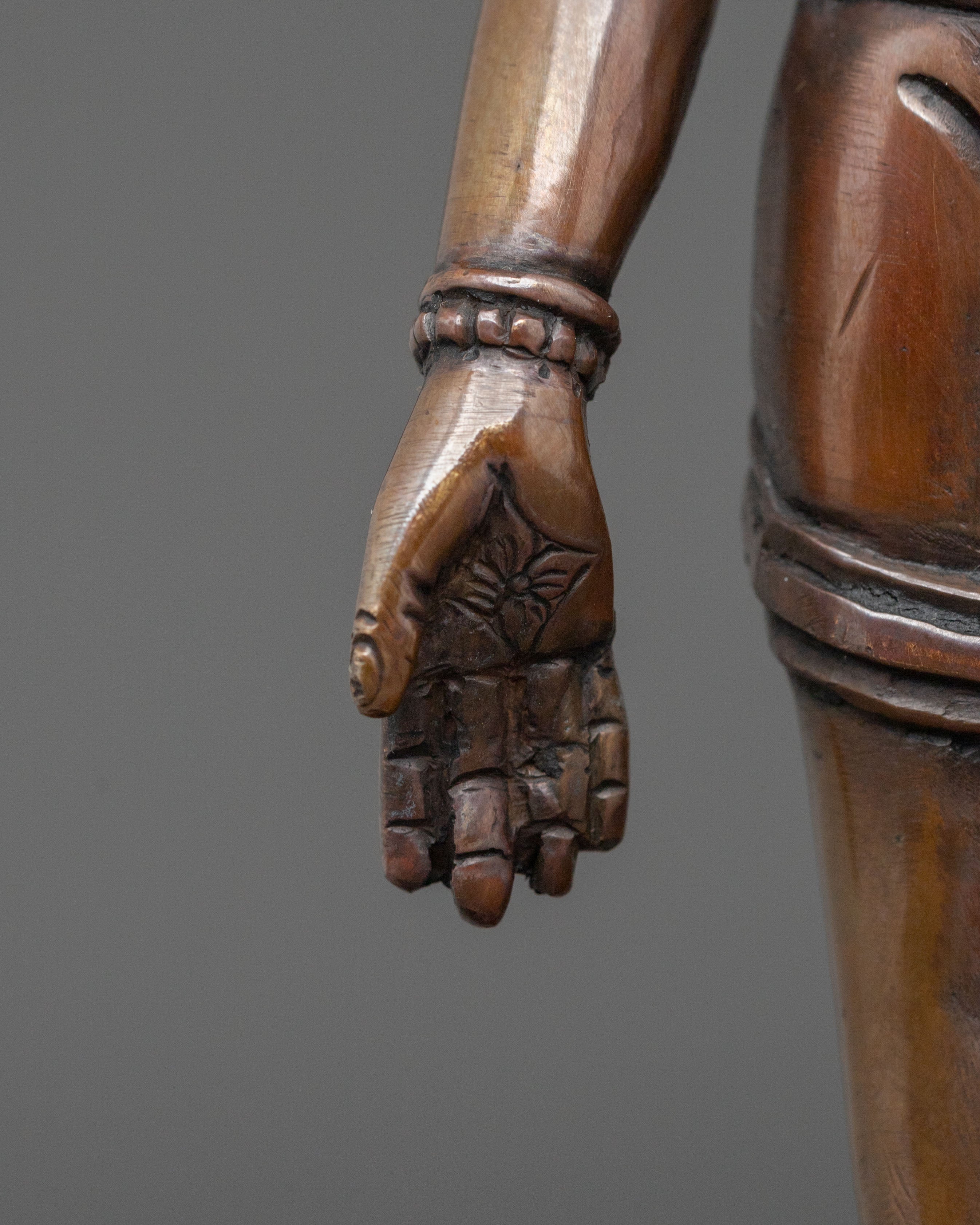 Padmapani Sacred Sculpture | Oxidized Copper Body
