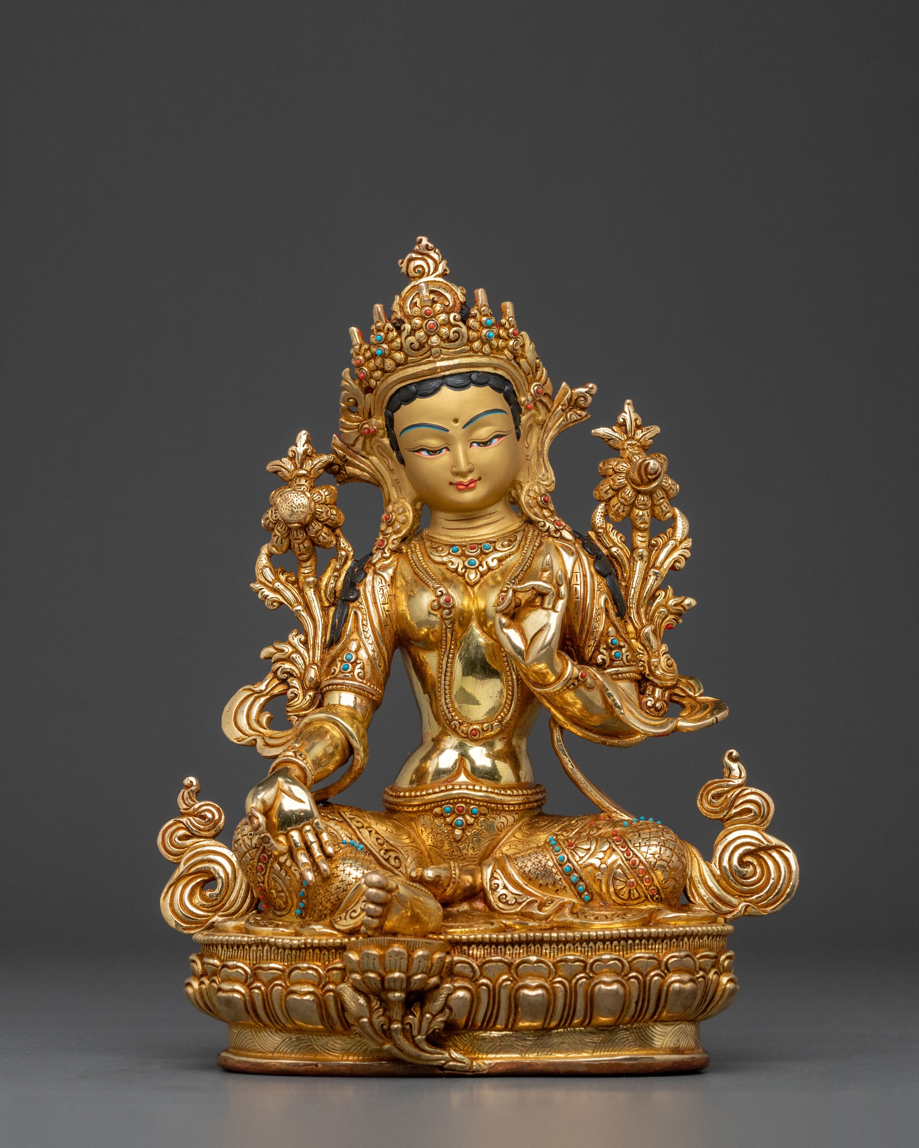 Green Tara Statue
