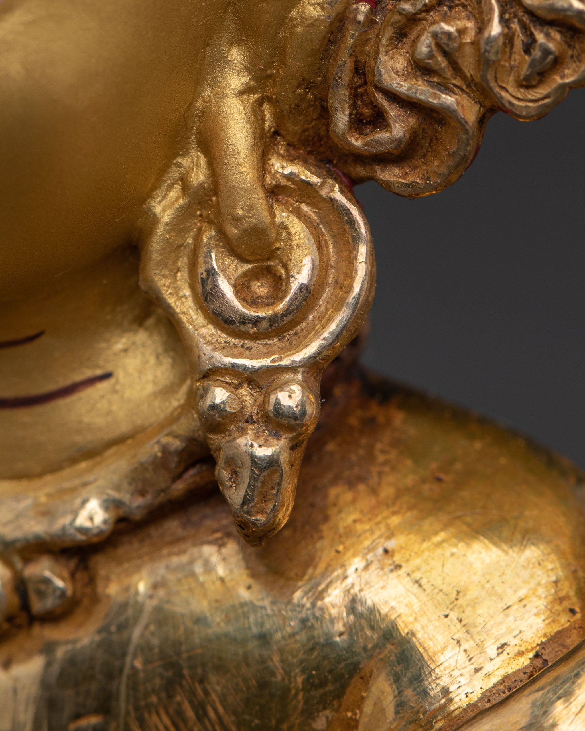 Chakrasamvara Statue | 24K Gold Gilded Deity
