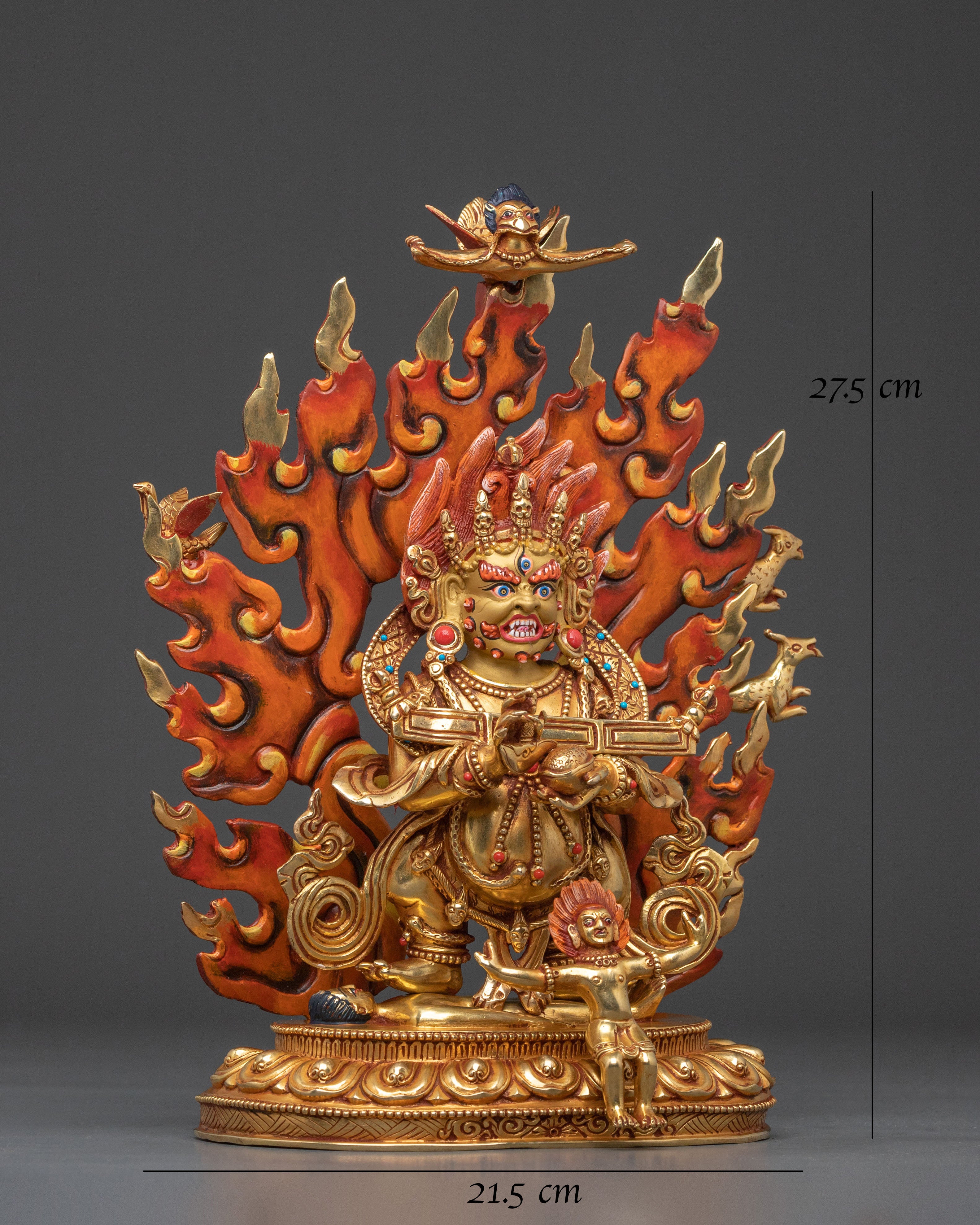 Shakya Mahakala Statue | Tibetan Protector Deity
