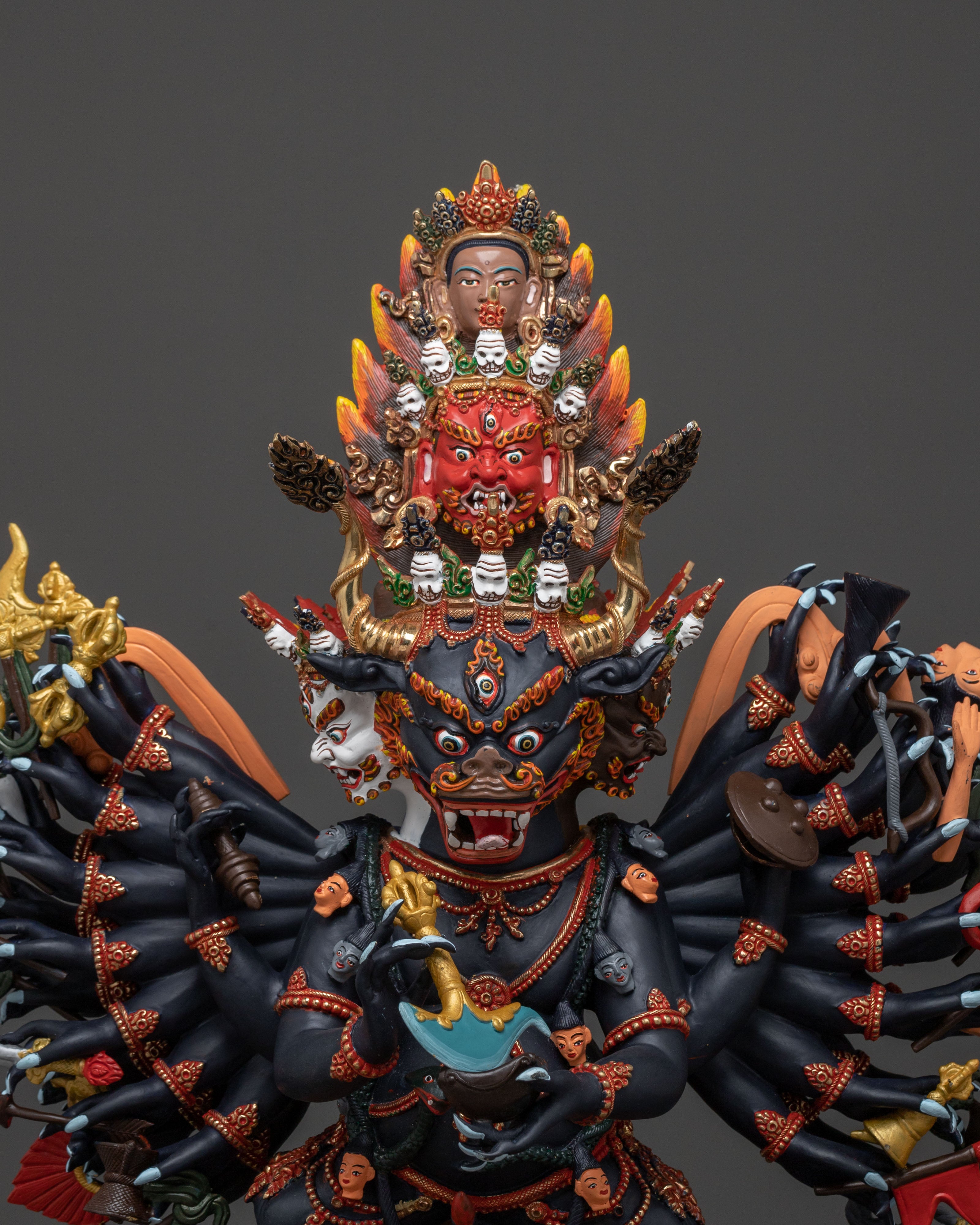 Meditation Deity Yamantaka Statue | Wrathful Buddha of Wisdom