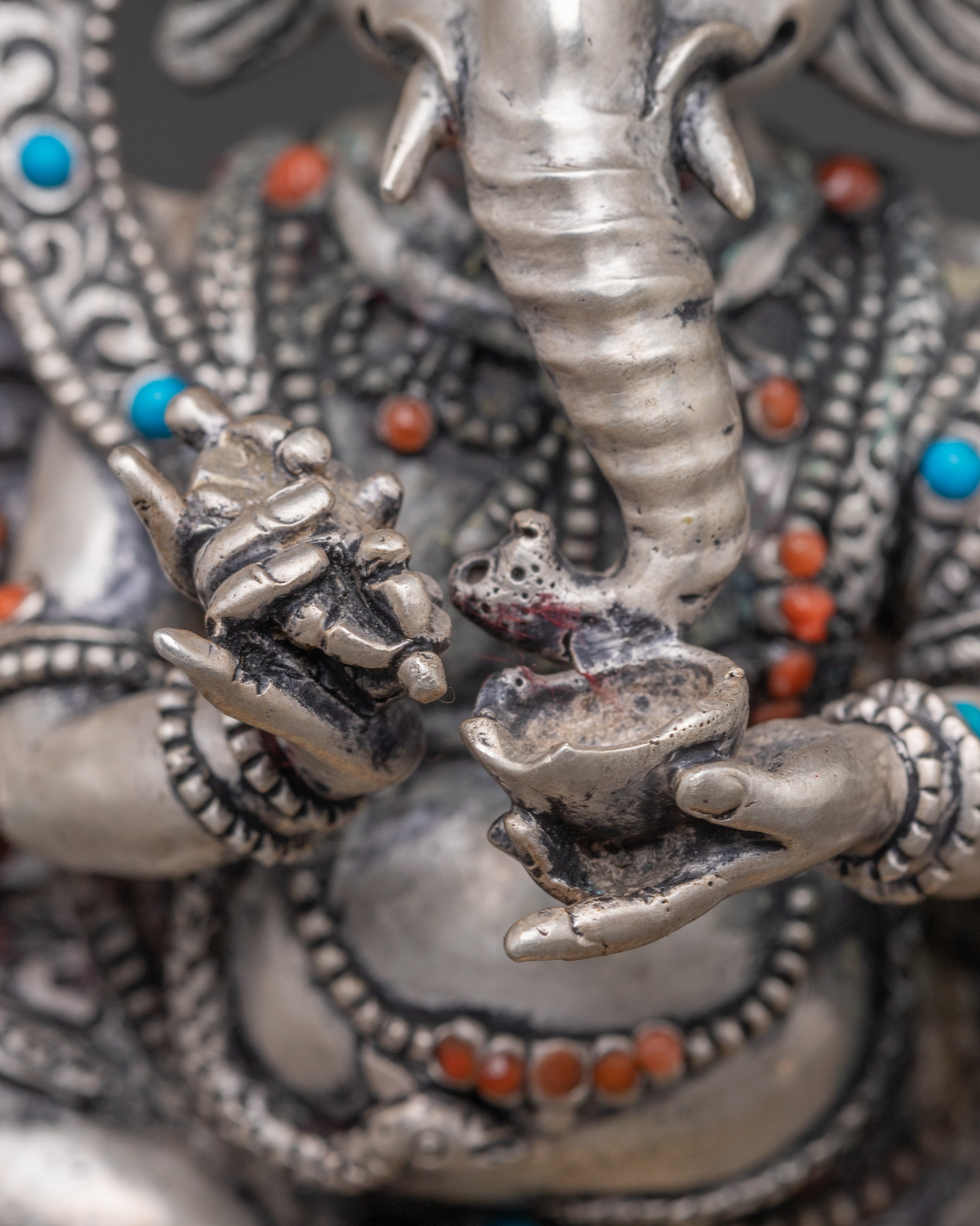 Handmade Silver Statue of Lord Ganesha | Lord of Wisdom