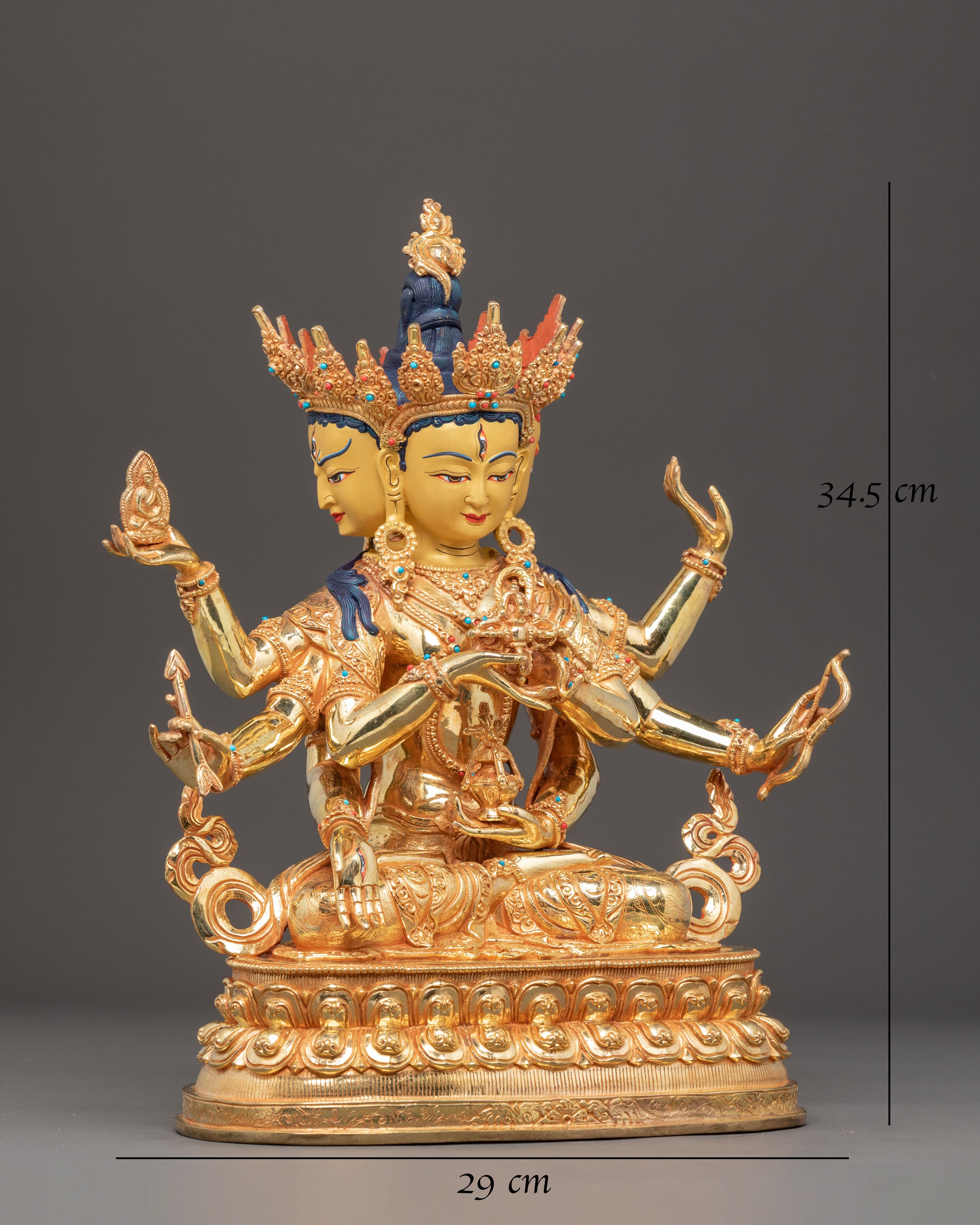 Statue of Victorious One With Ushnisha Namgyalma 