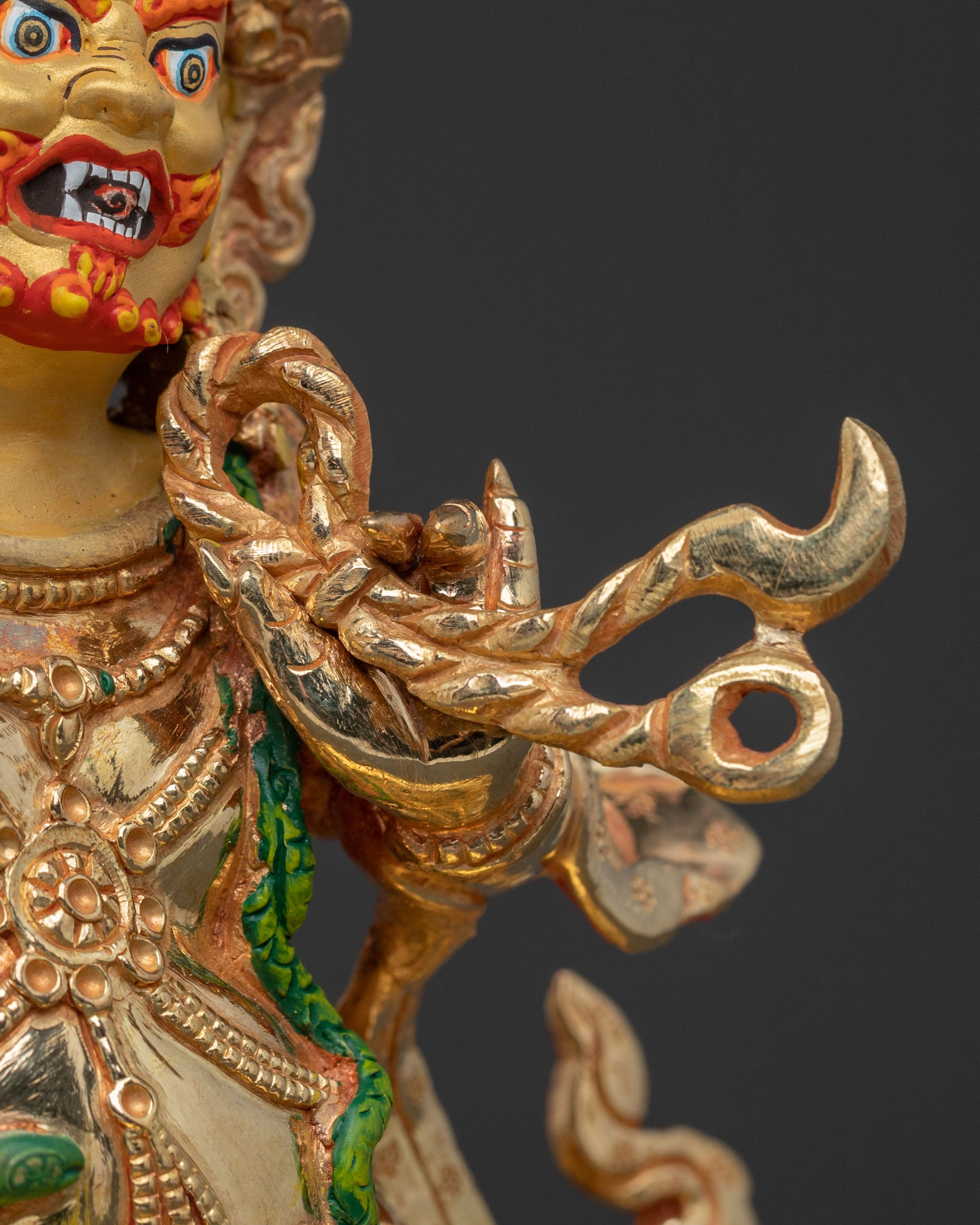 Vajrapani Fierce Statue | Tibetan Buddhist Protector