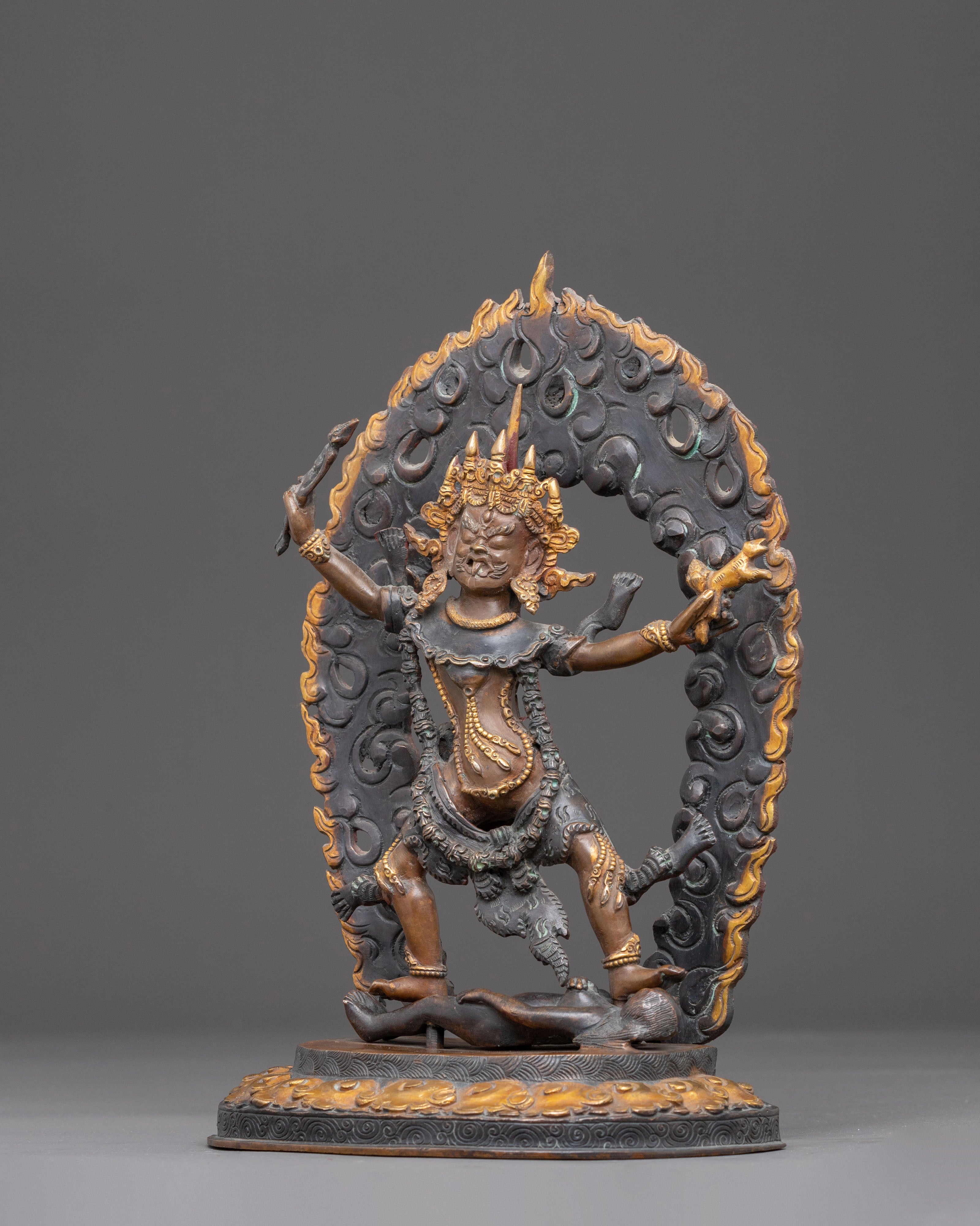 Handcrafted Ekajati Sculpture | Vajrayana Fierce Goddess
