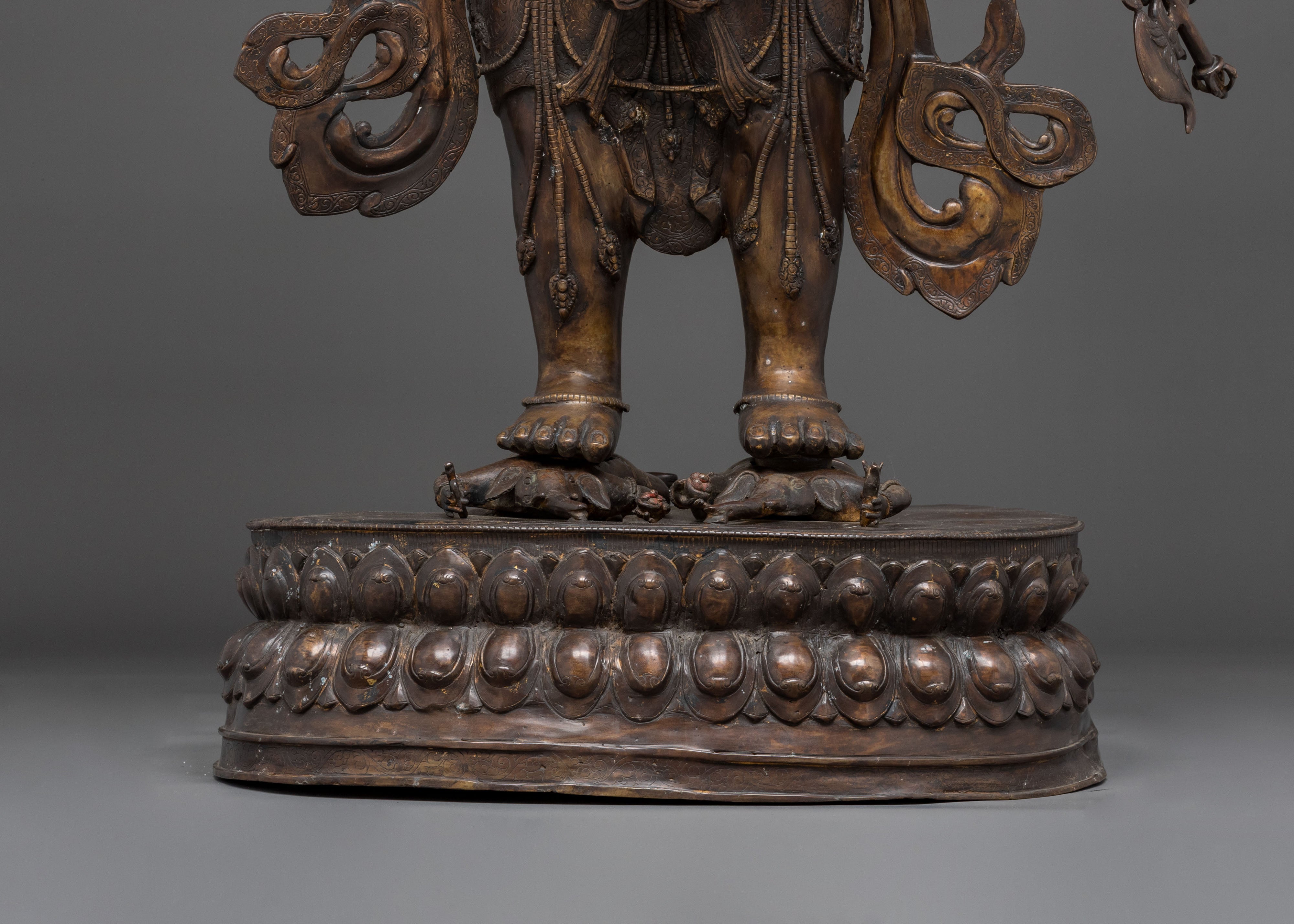 White Mahakala Statue | Tibetan Buddhist Protector