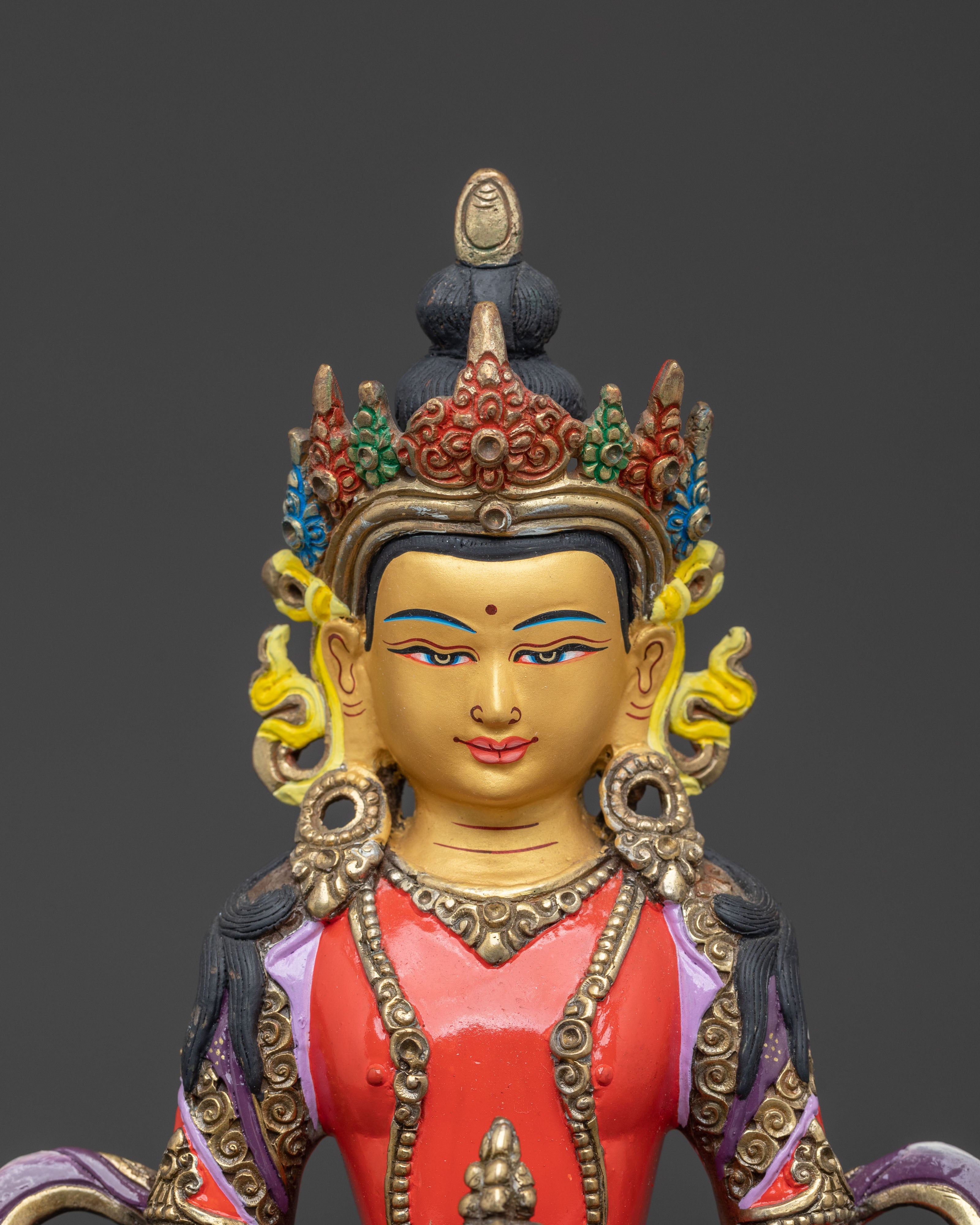Amitayus Golden Statue: Eternal Life