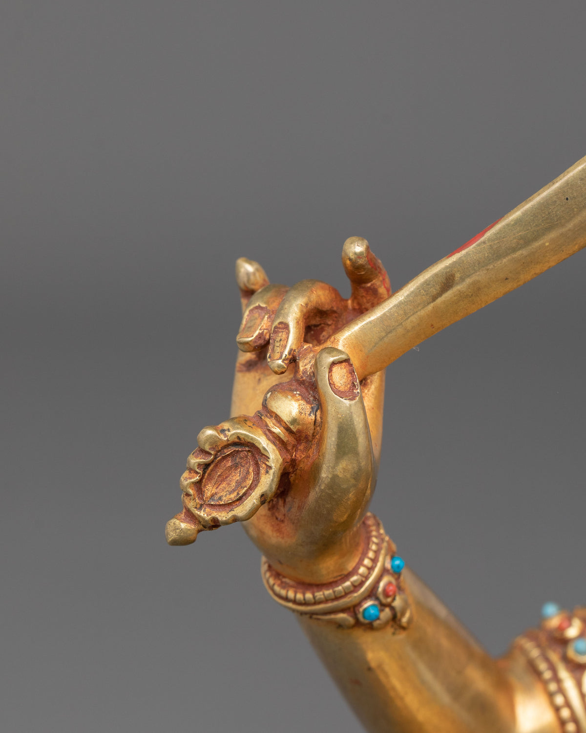 Manjughoṣa Statue | The Radiant Voice of Wisdom