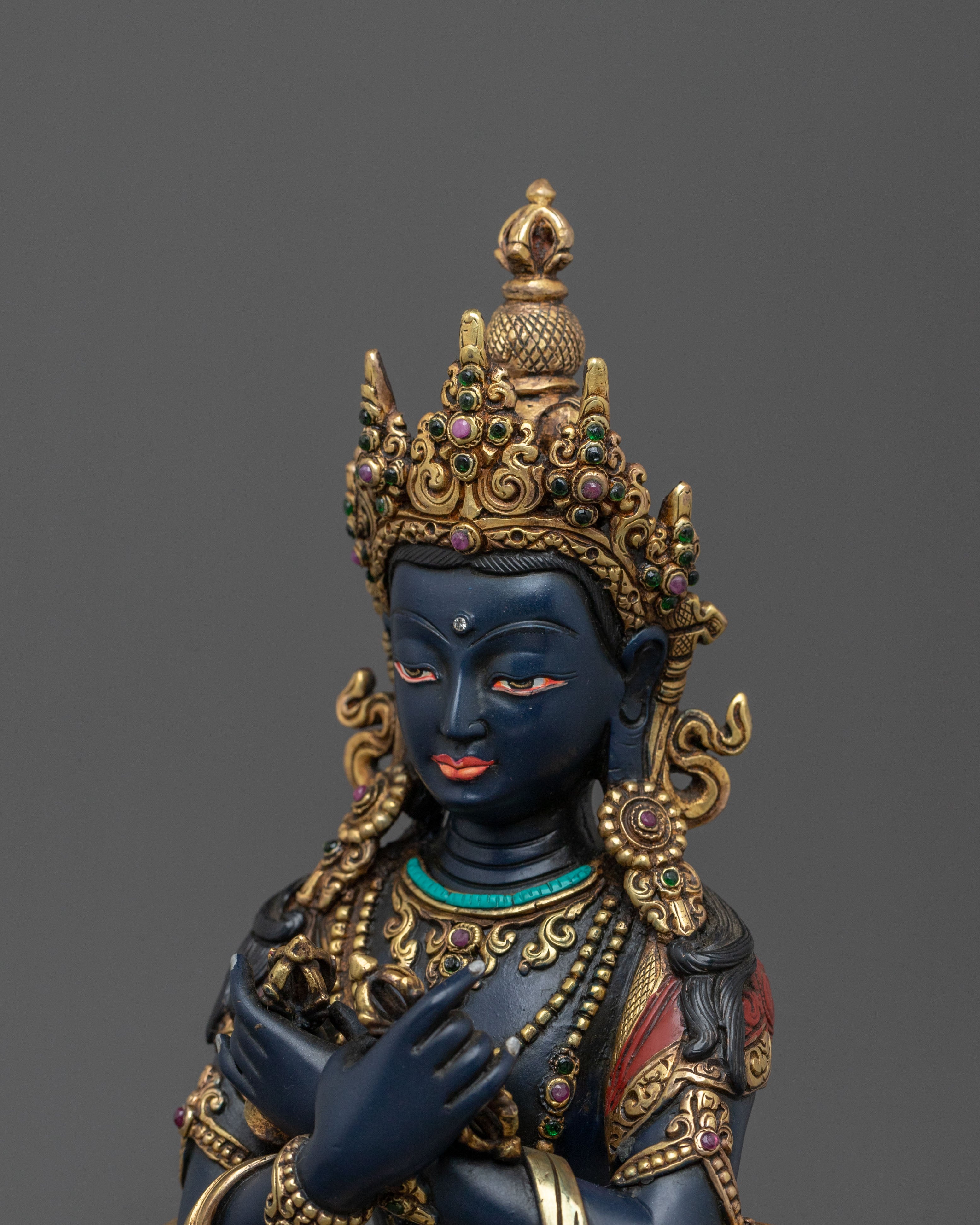Handmade Vajradhara Buddhist Statue: Primordial Buddha