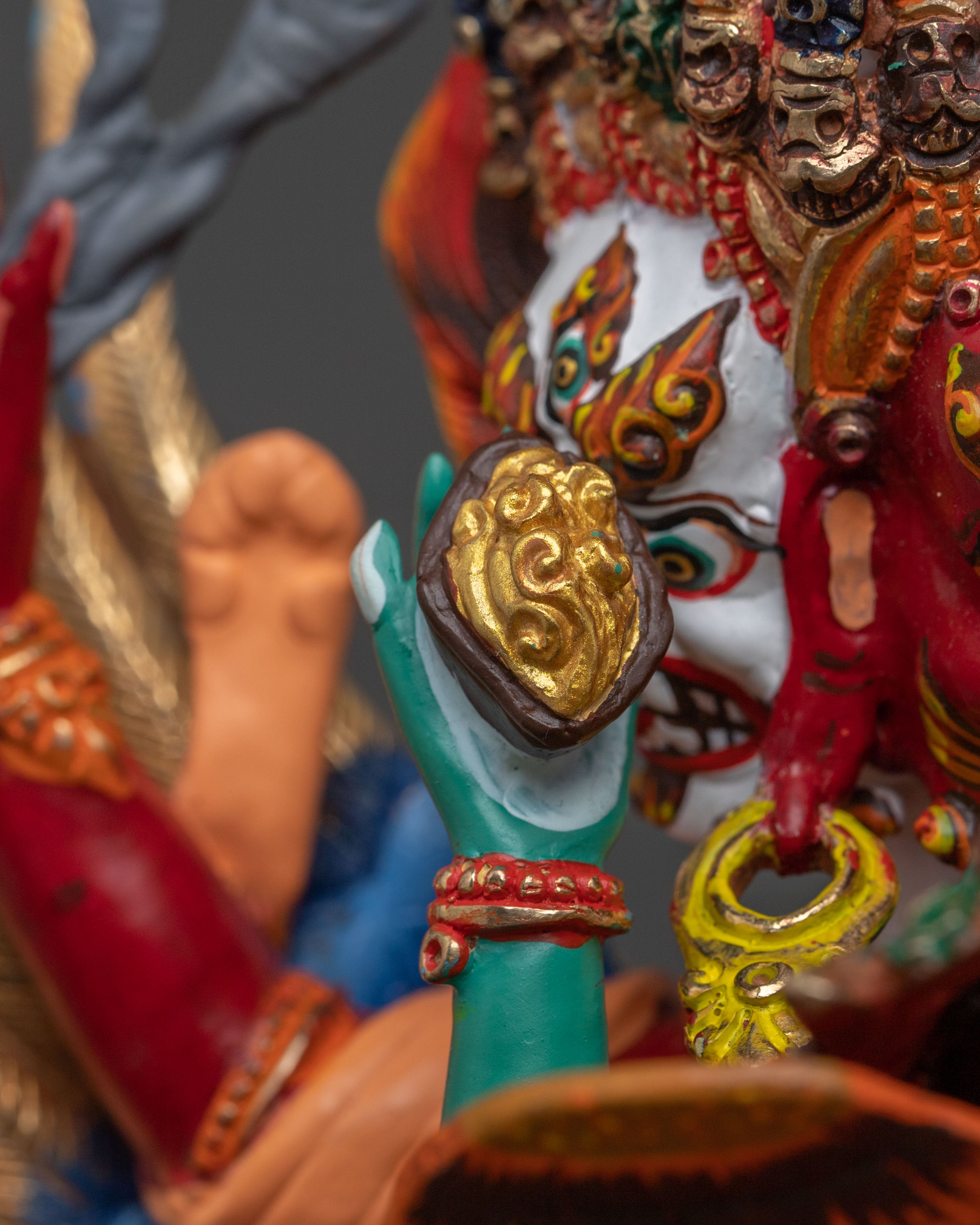 Handcrafted Heyagriva Sculpture | Wrathful Deity of Protection