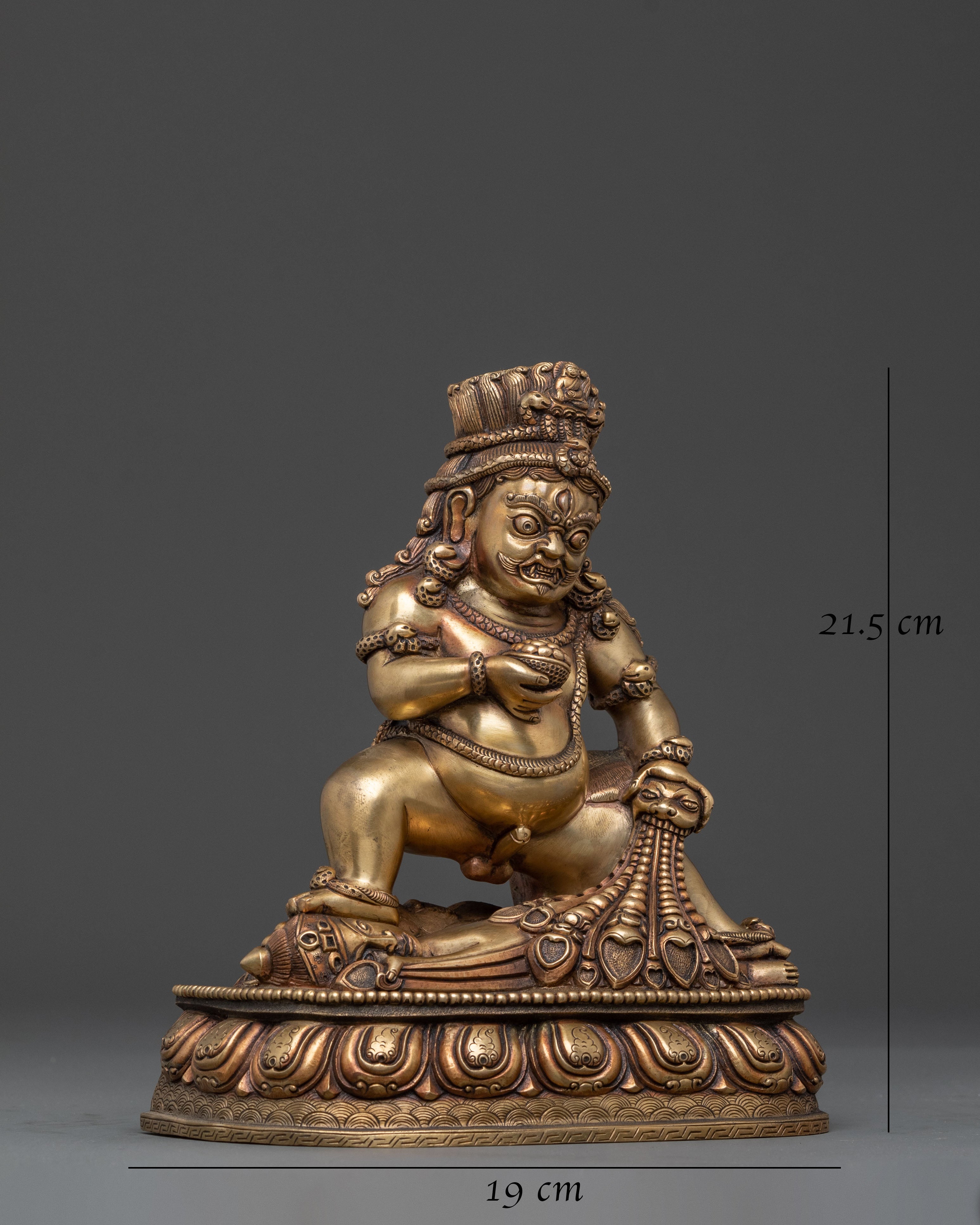 Black Dzambhala Spiritual Statue | Prosperity Guardian