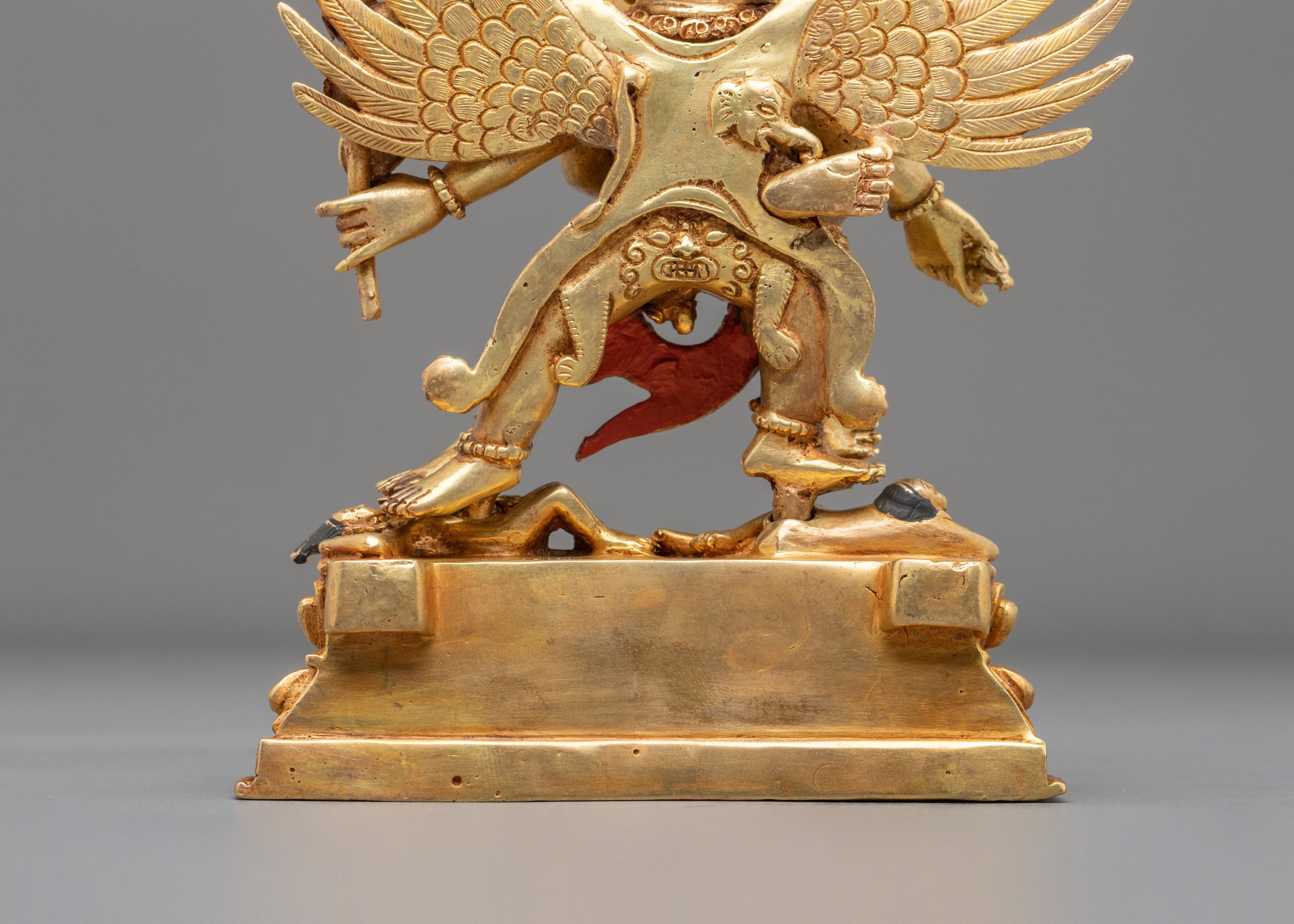 Vajrakilaya Statue | 24K Gold Sacred Sculpture