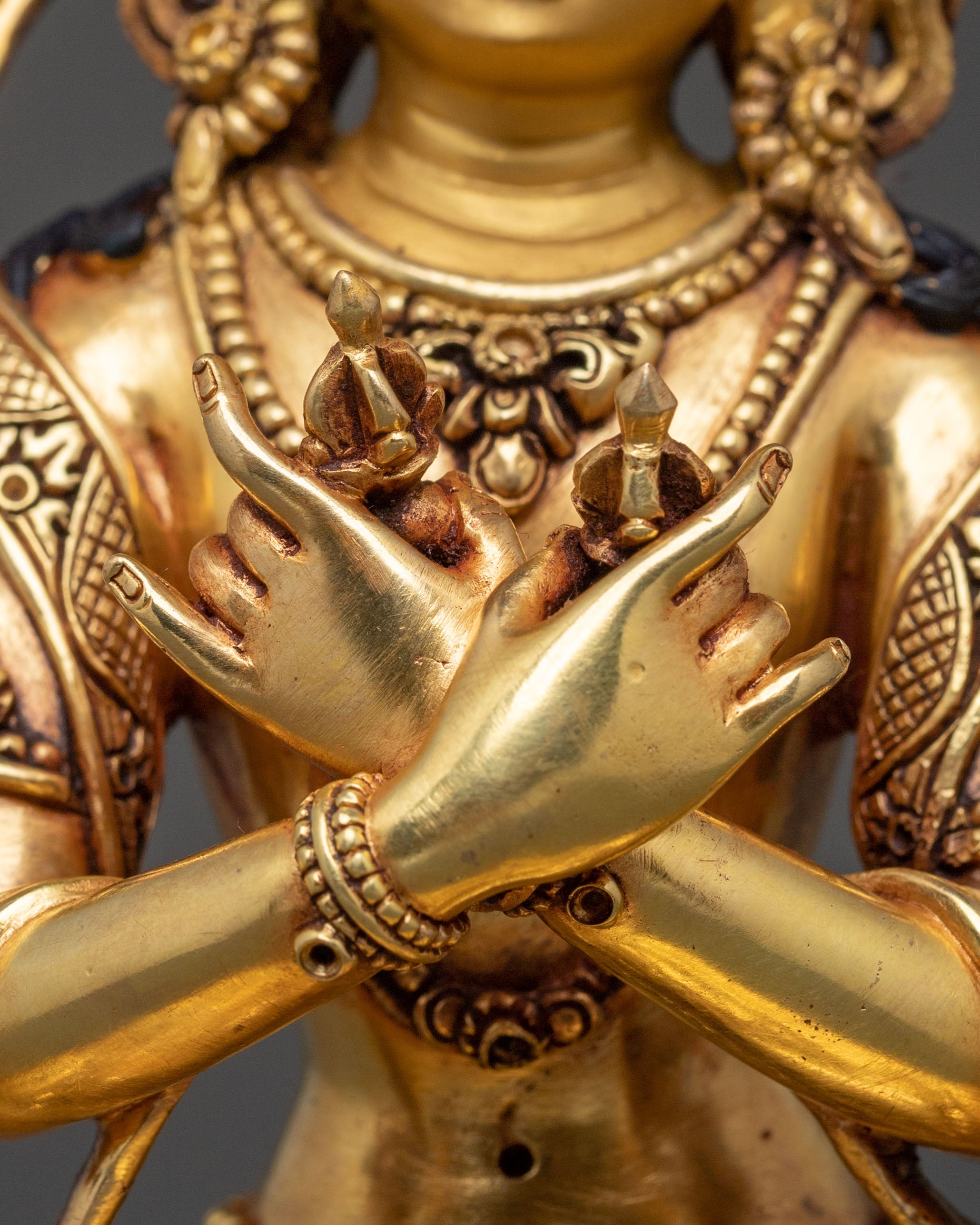 Handmade Vajradhara Sculpture: Buddhist Home Decor