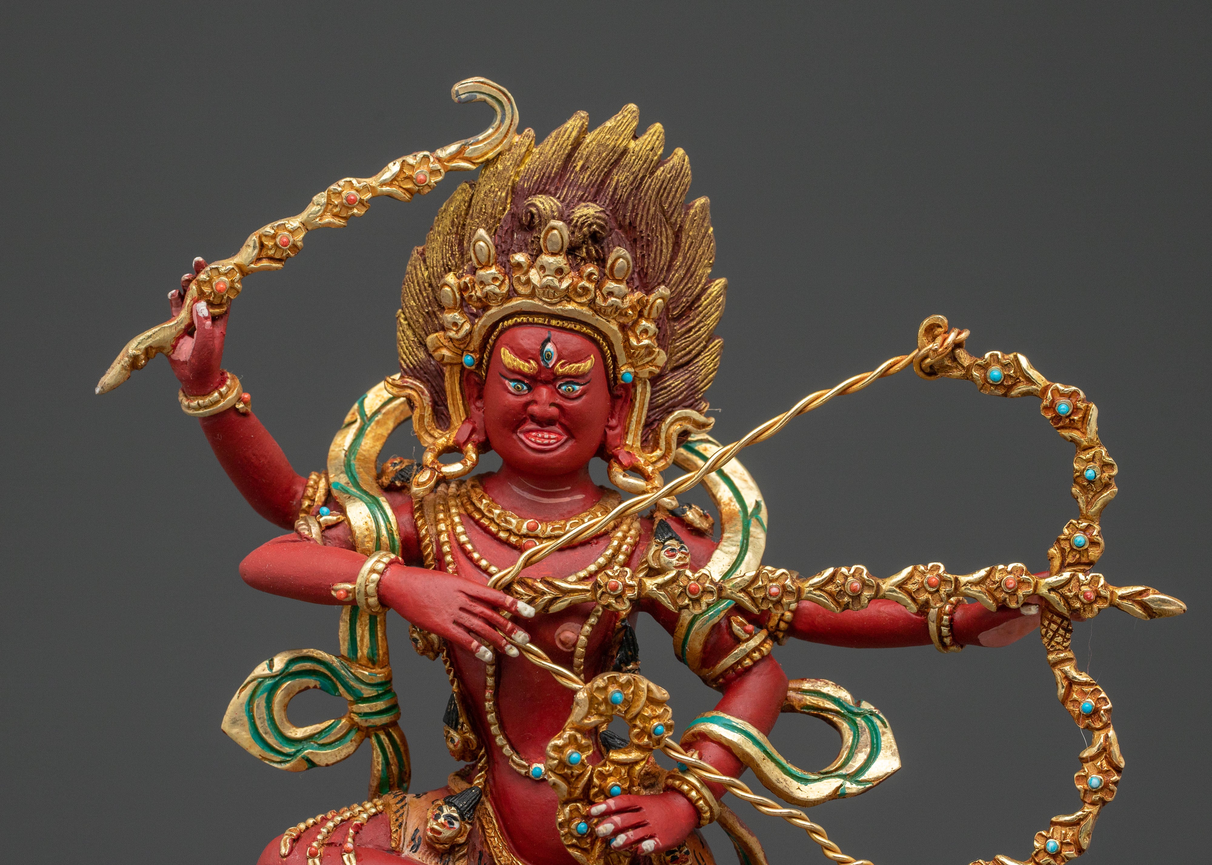 Kurukulla Wrathful Dakini Sacred Statue | Buddhist Decor