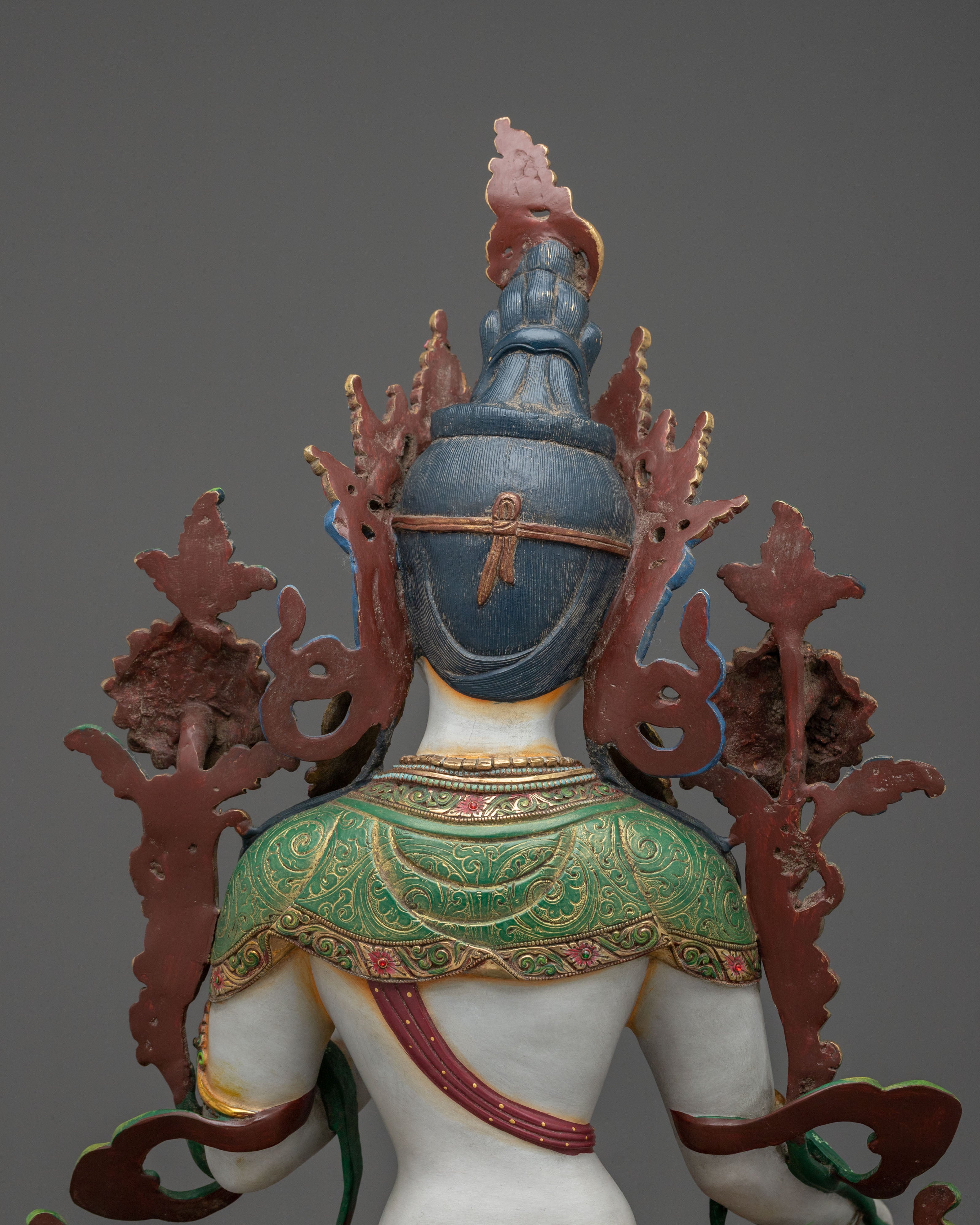 White Tara Compassion Goddess Sculpture | Buddhist Decor