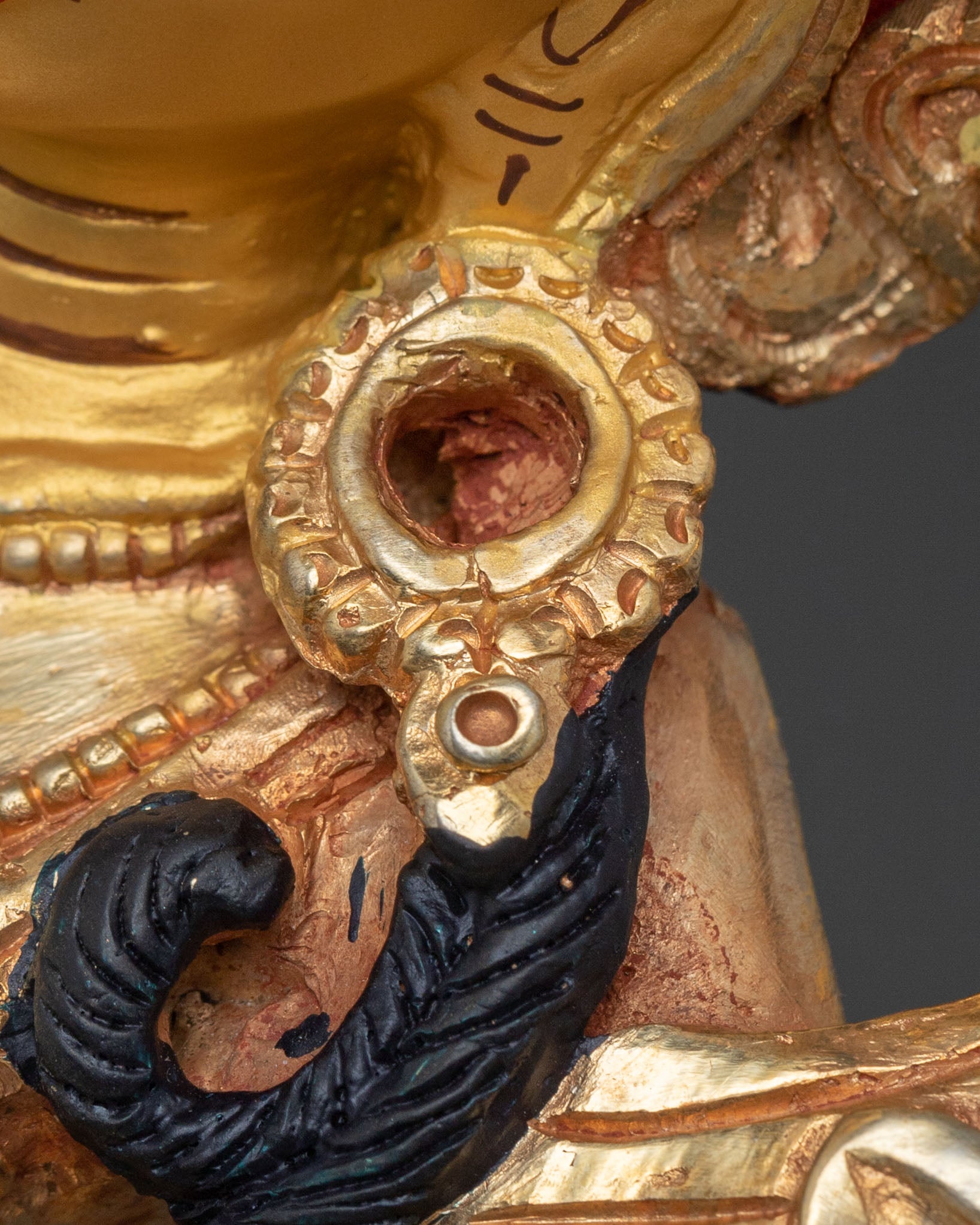 Radiant Tibetan Machig Labdron Sculpture