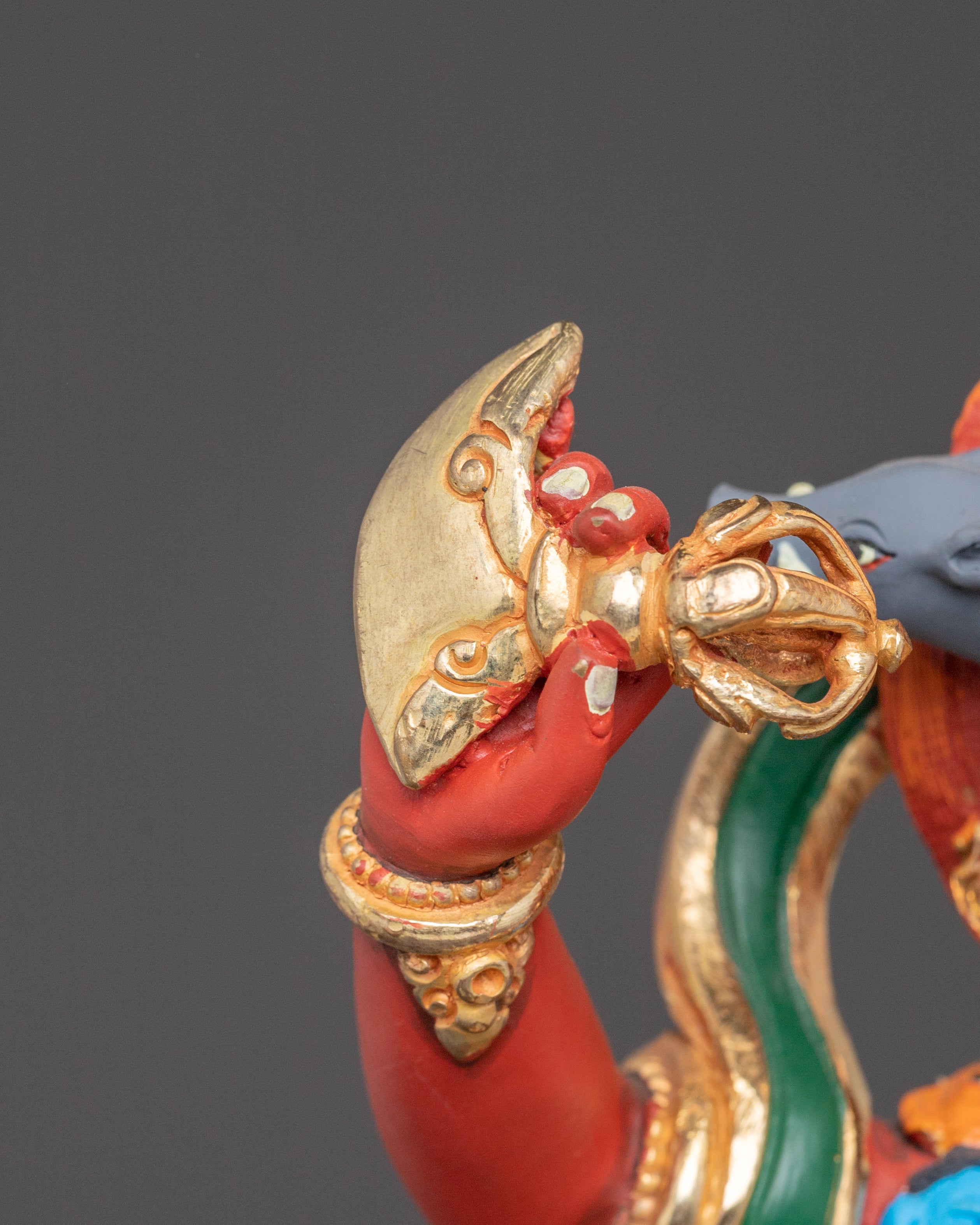 Dakini Vajravarahi Golden Statue | Goddess of Transformation