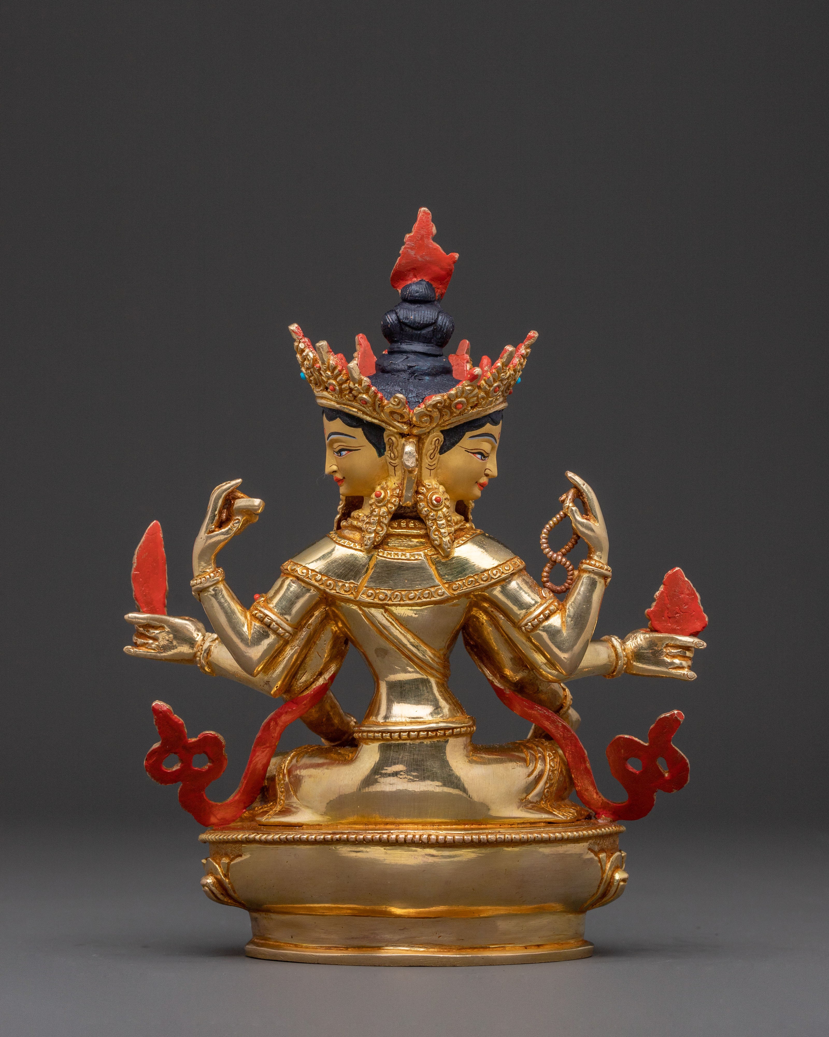 Vasudhara Tibetan Prosperity Statue | Meditation Altar Decor
