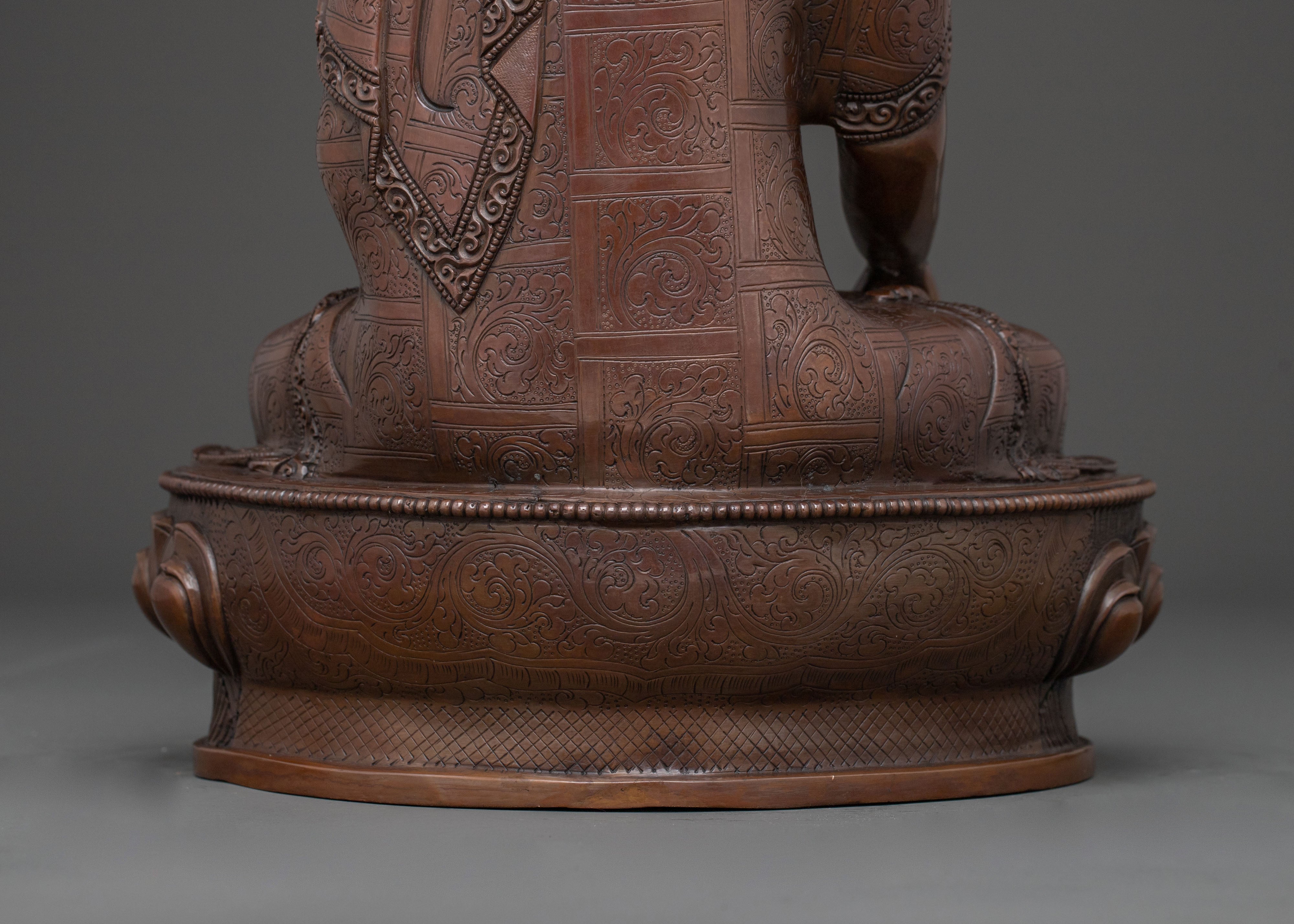 Handcrafted Shakyamuni Buddha Liberation Sculpture