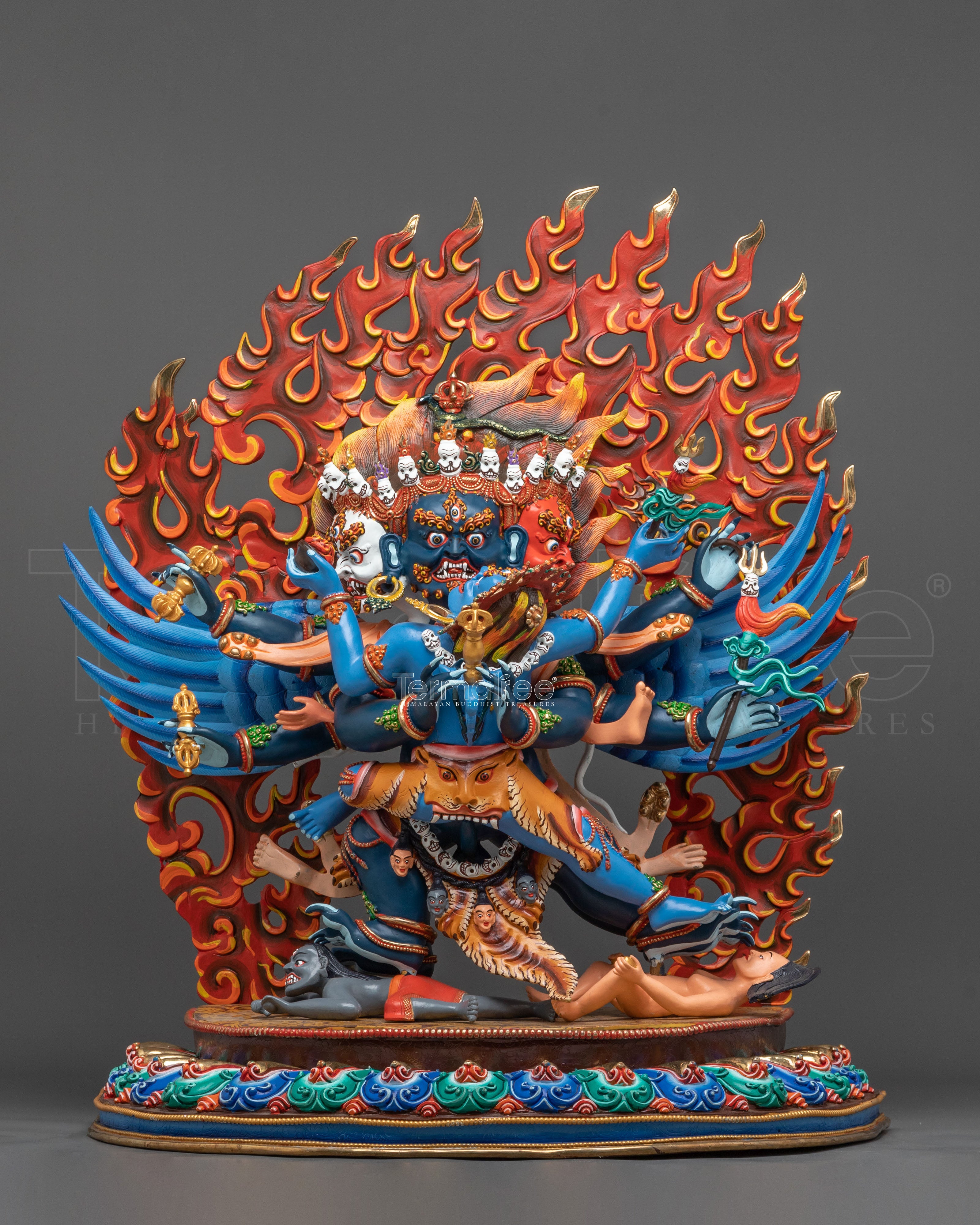 Hand Carved Vajrakilaya Statue | Symbol of Purification