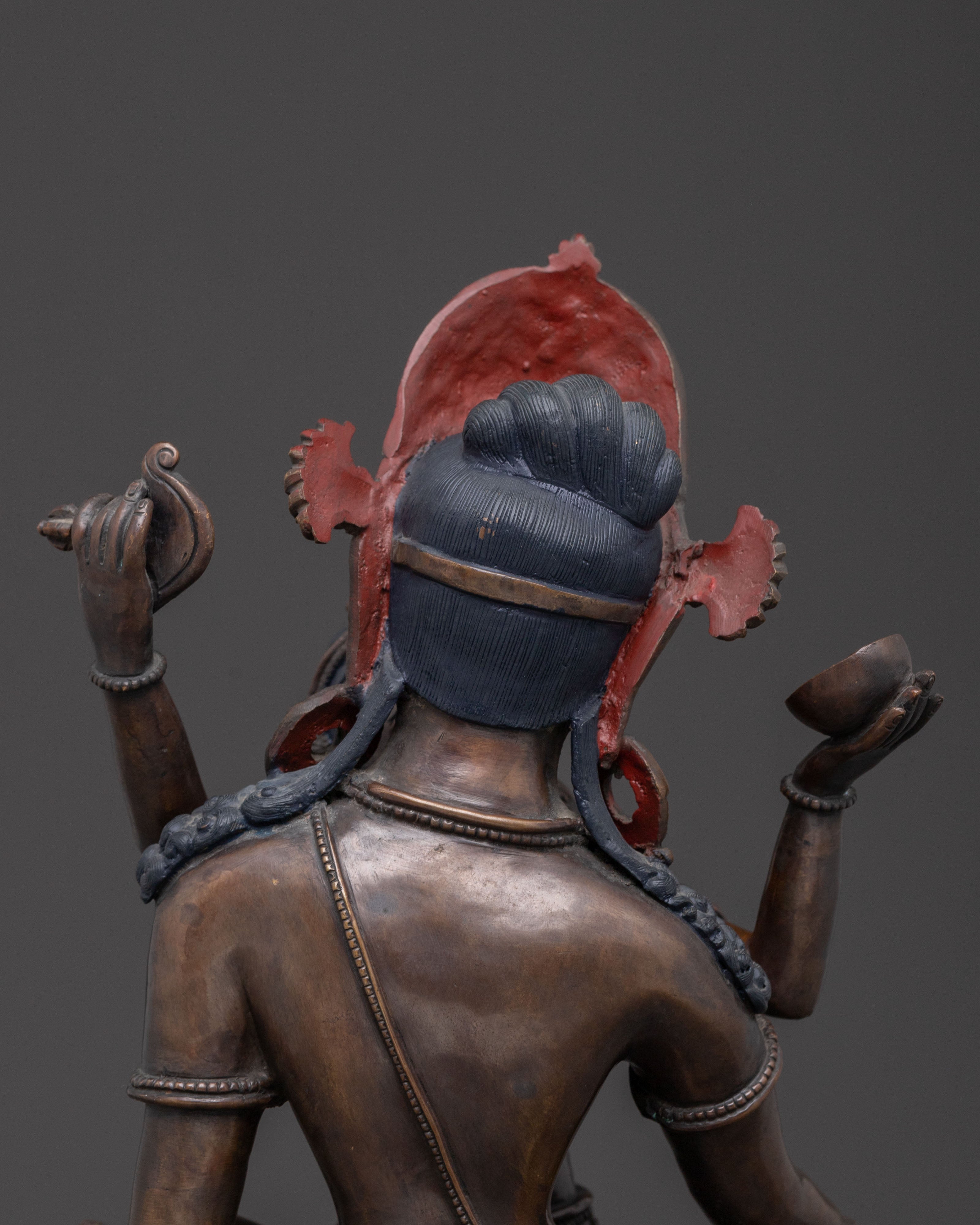 Lokeshwor with Consort Sacred Statue