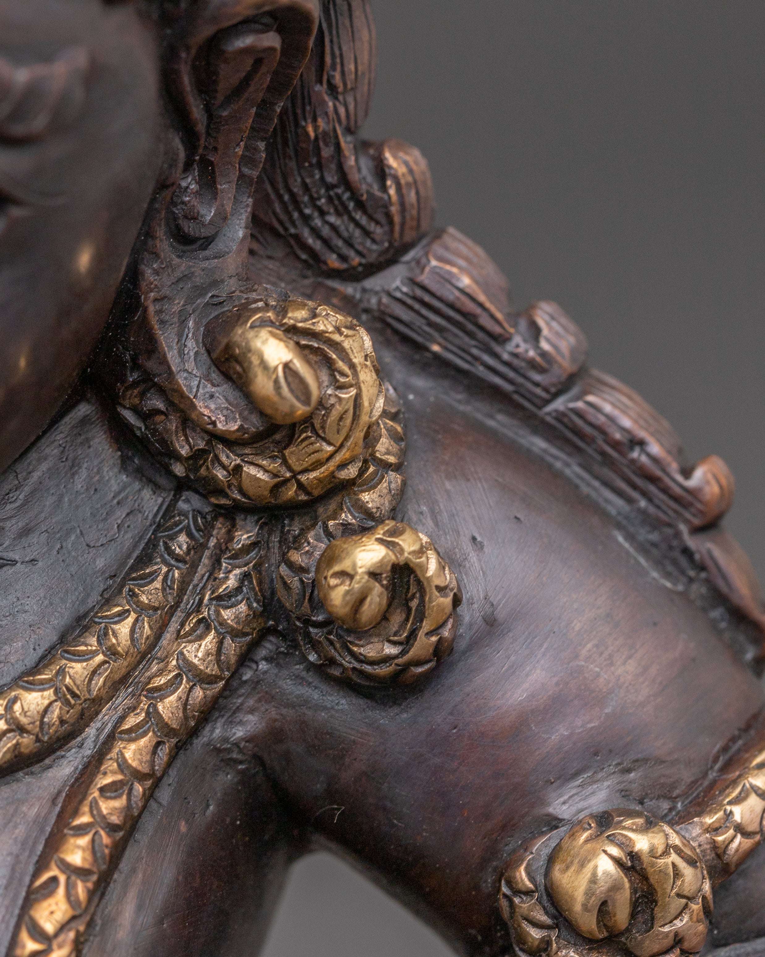 Copper Statue of Black Dzambhala | Protector of Wealth