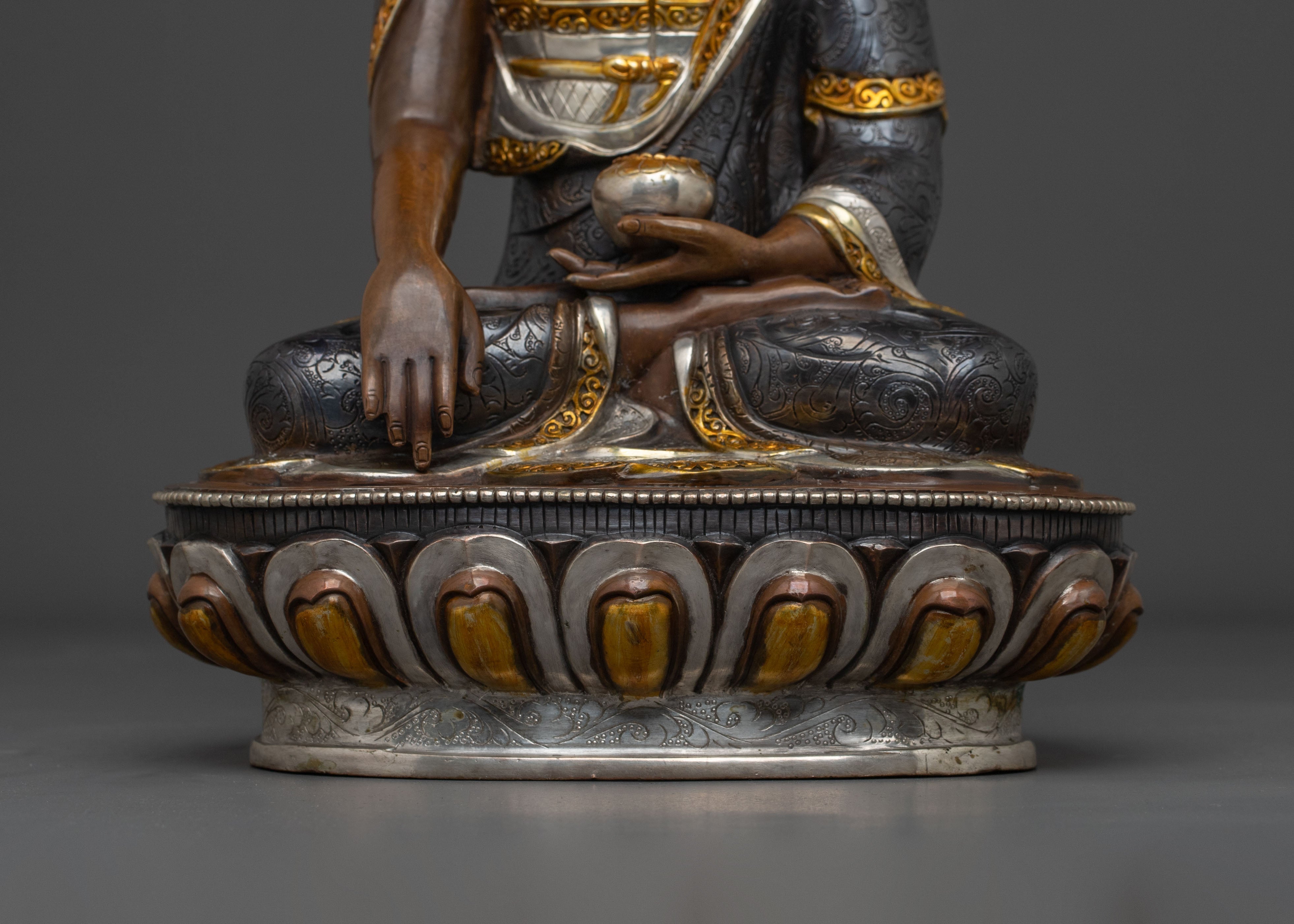 Gautama Buddha Buddhist Statue | Traditional Himalayan Spiritual Artwork
