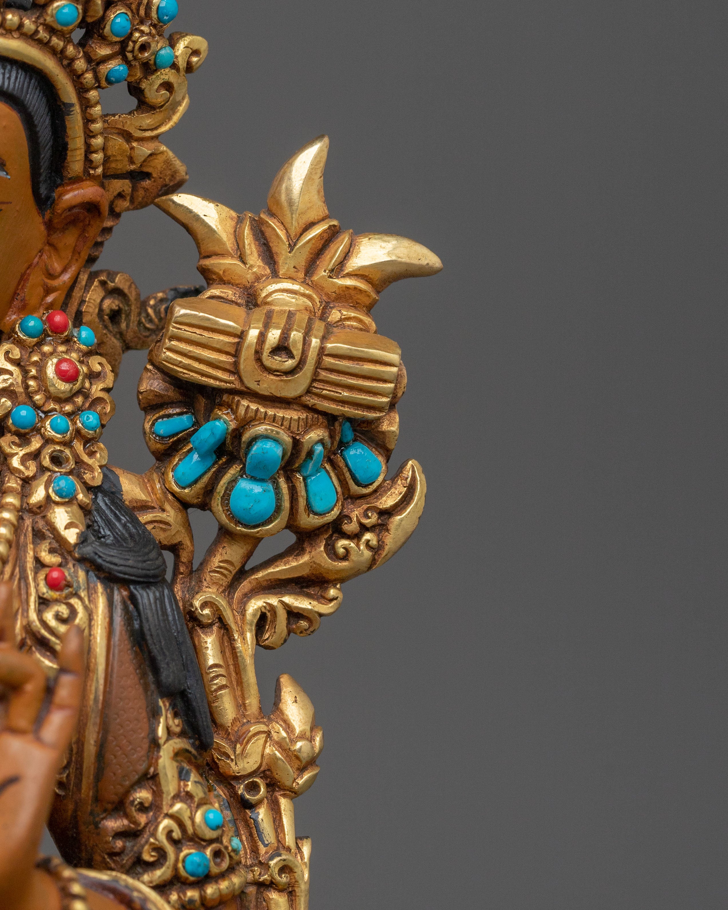 Enlightened Manjushri Bodhisattva Statue | Buddhist Shrine