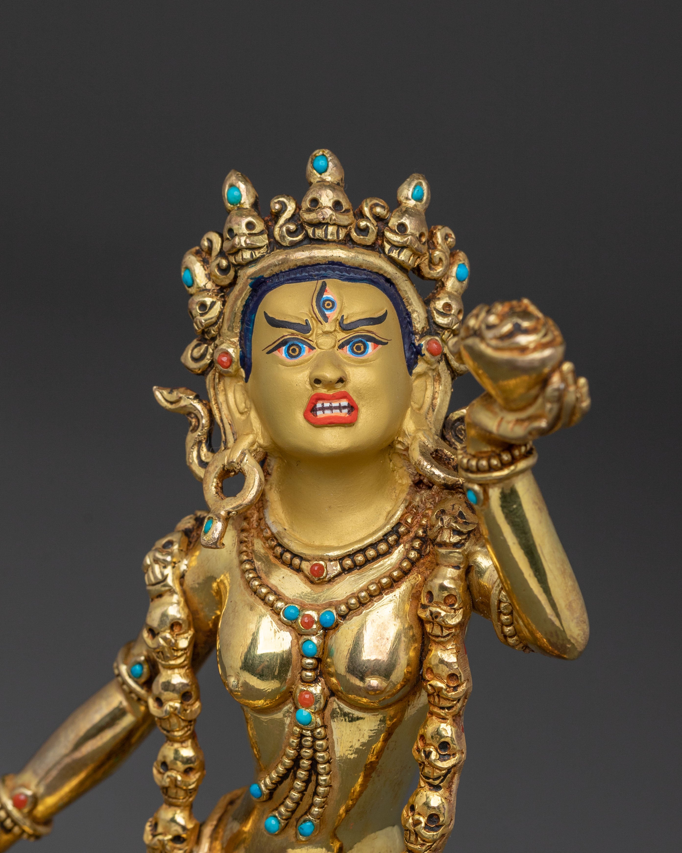 Buddhist Dakini Vajrayogini Statue | Wrathful Dakini of Enlightened Wisdom