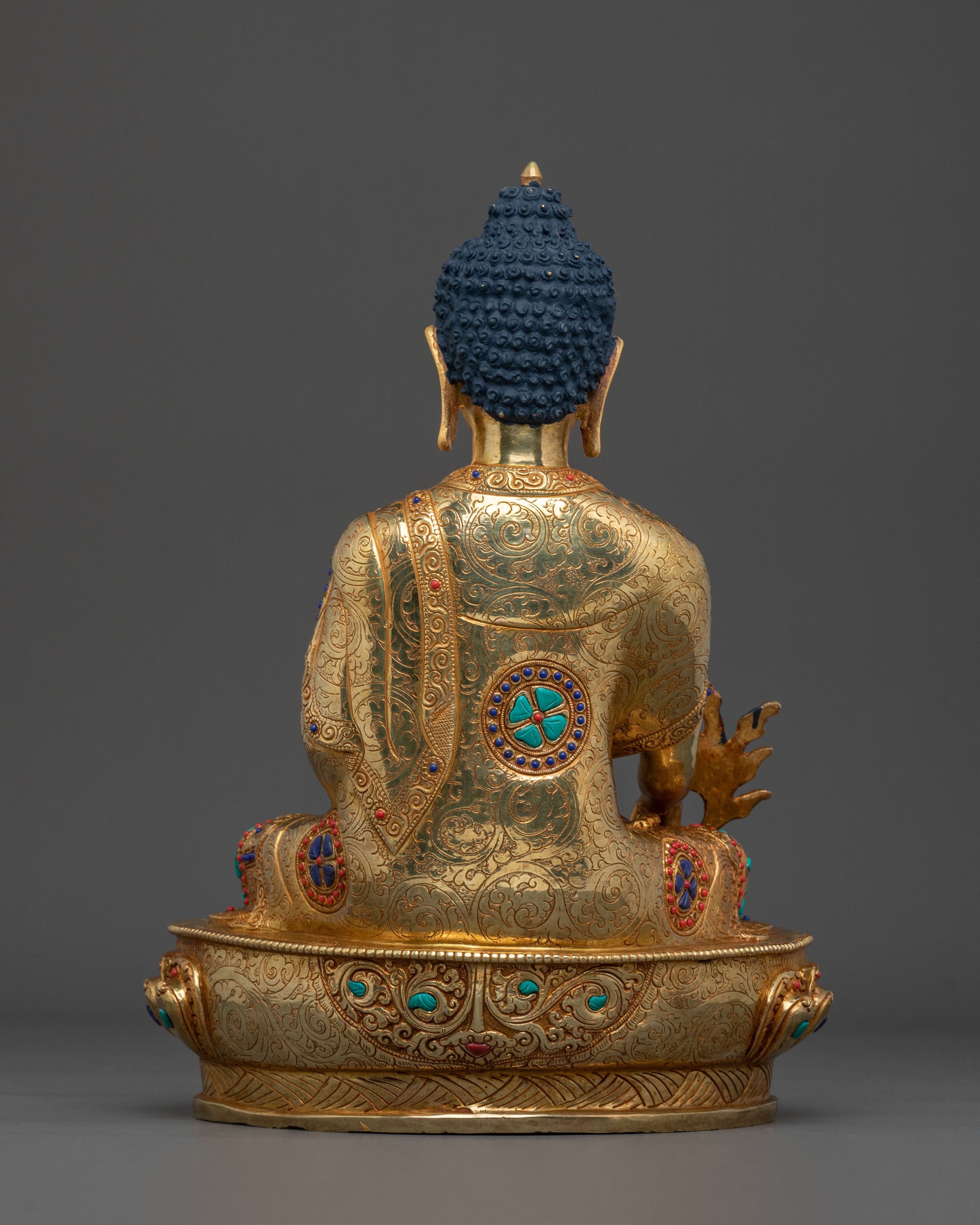 Divine Three Buddha Statue Set | Handcrafted Nepal Artistry