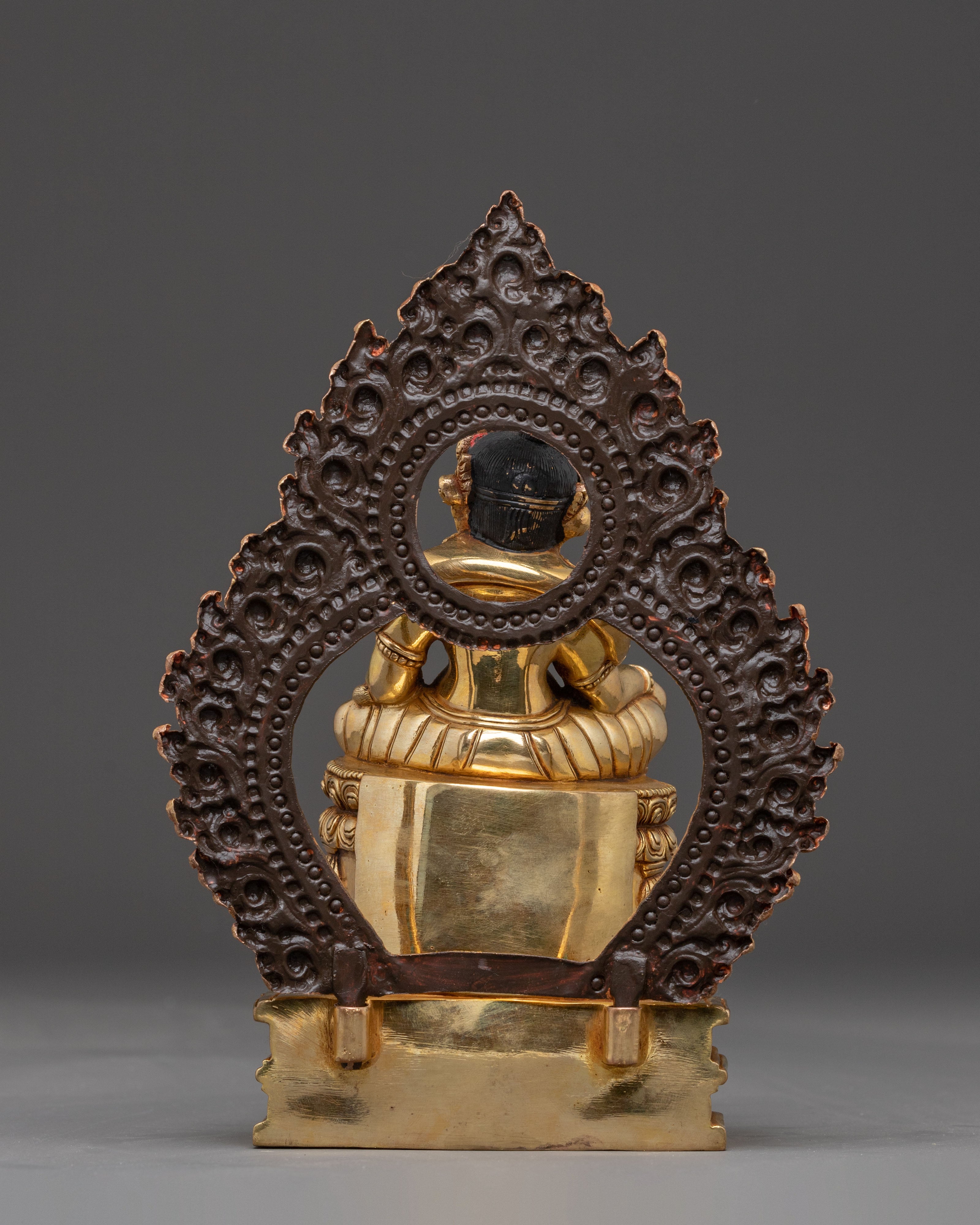 Golden Dzambhala Statue for Spiritual Blessings | God of Wealth