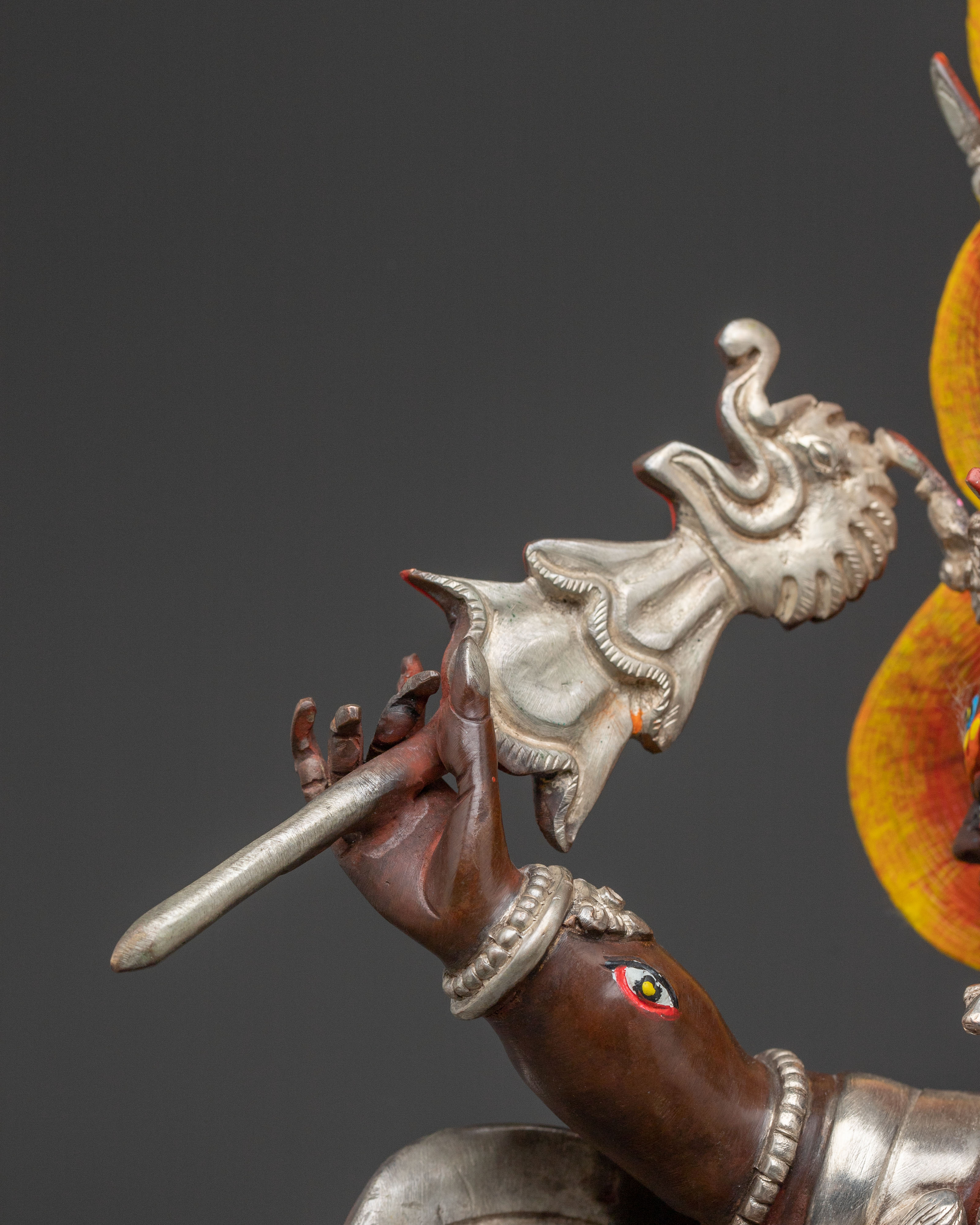 Three Nyingma Protectors Statue Set | Devotional Art