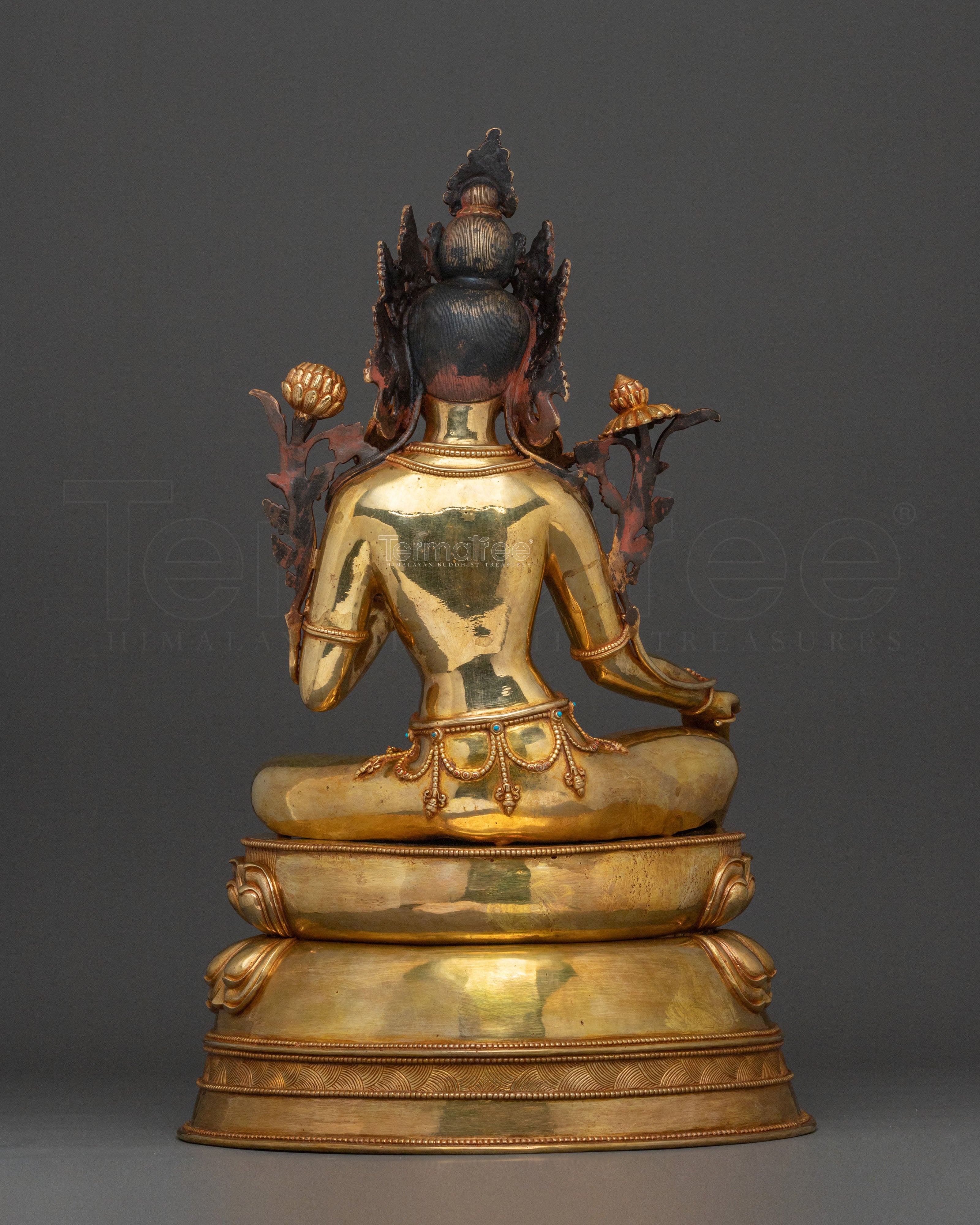Green Tara Blessing Sculpture | Meditation Decor