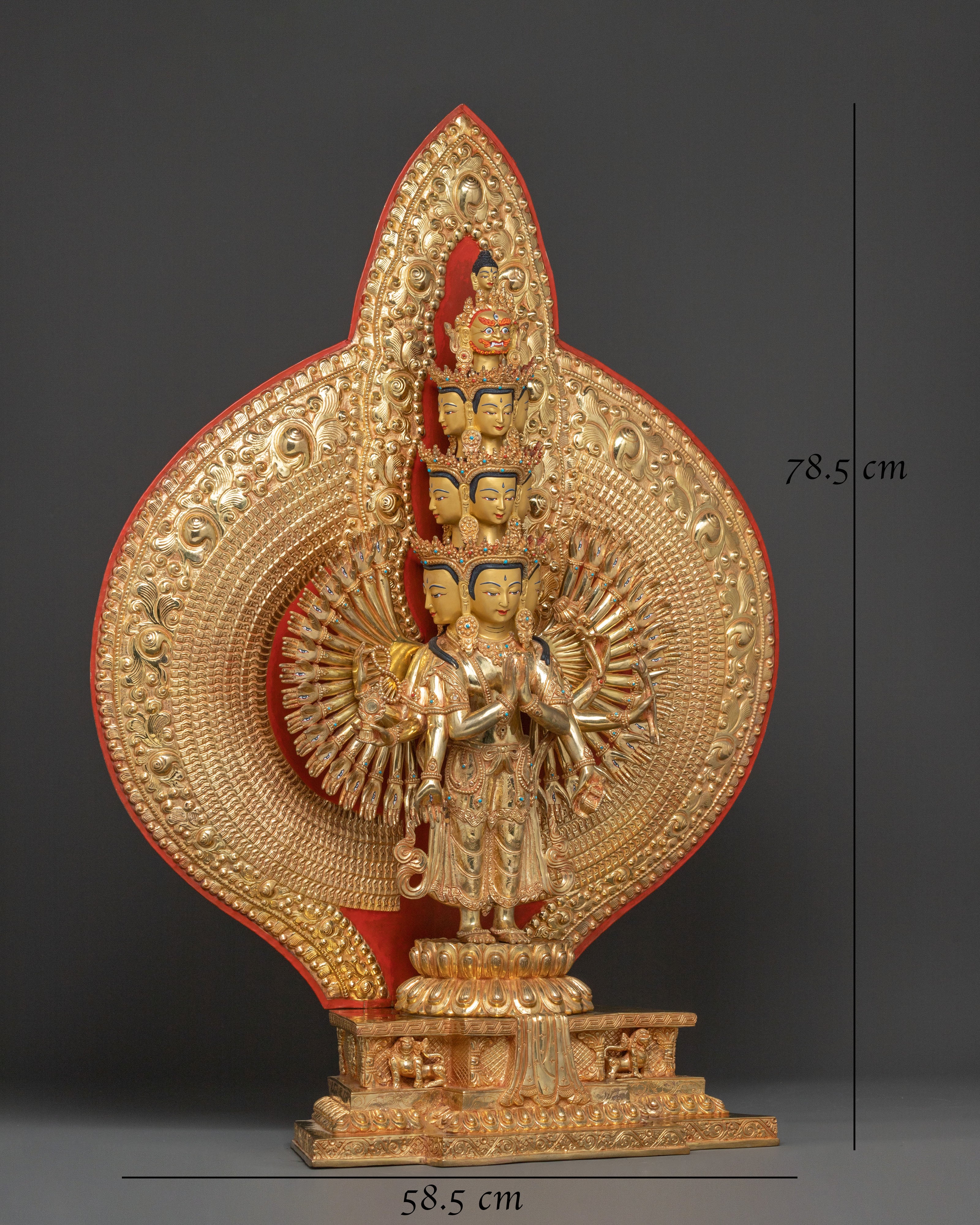 Thousand Armed Chenrezig Sacred Statue