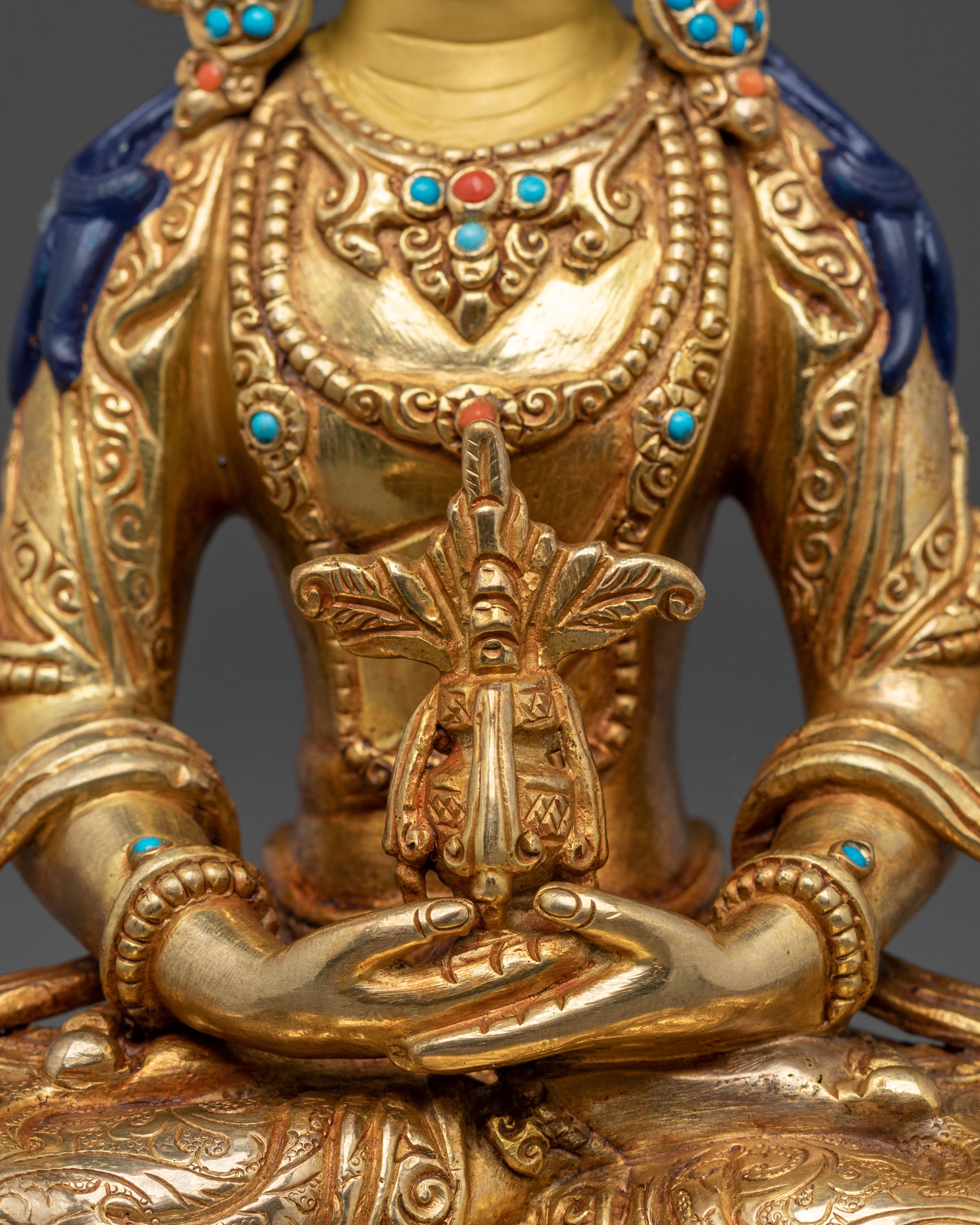 Amitayus Golden Statue: Longevity Buddha