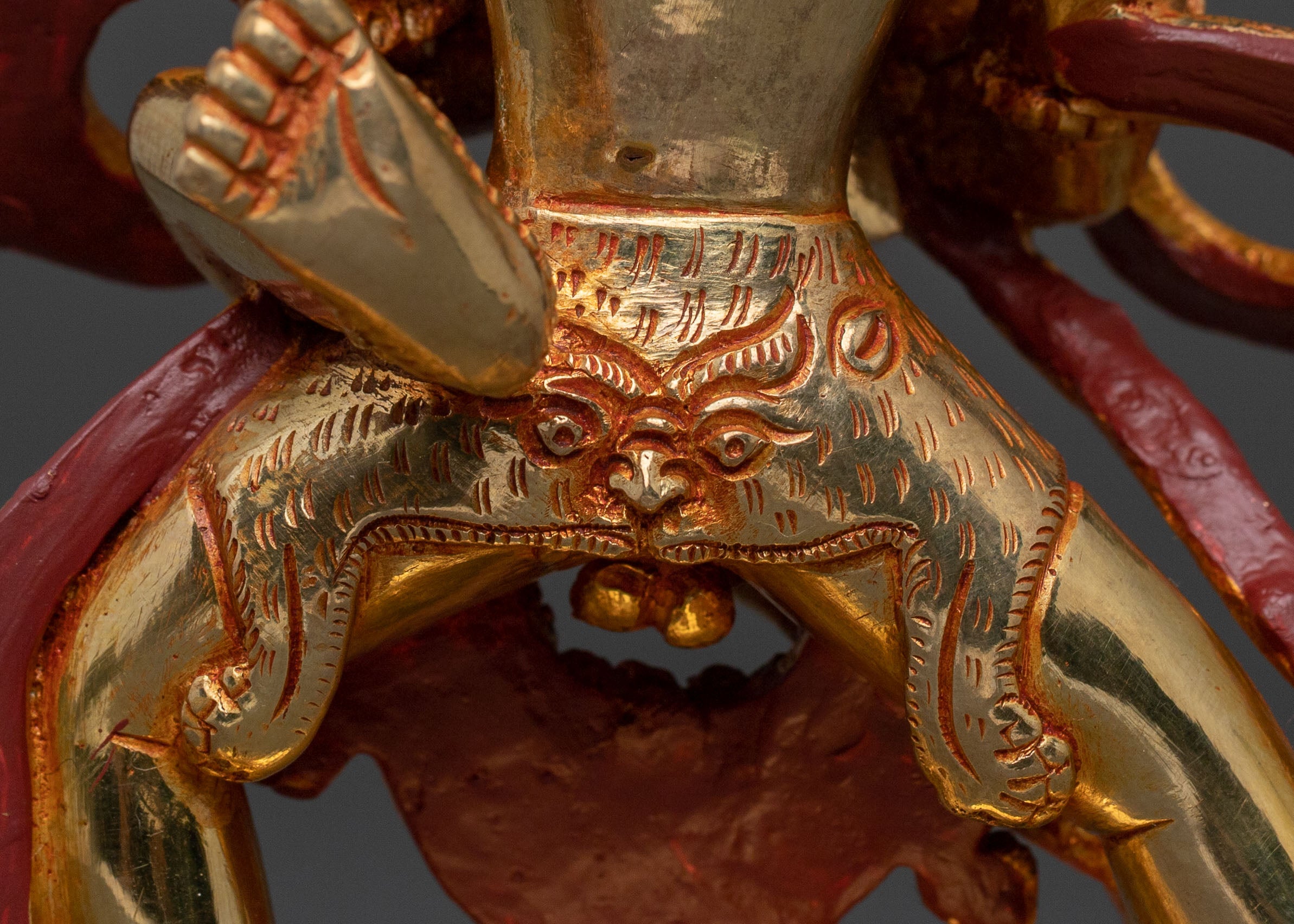 Chakrasamvara Sacred Golden Statue | Home Decor