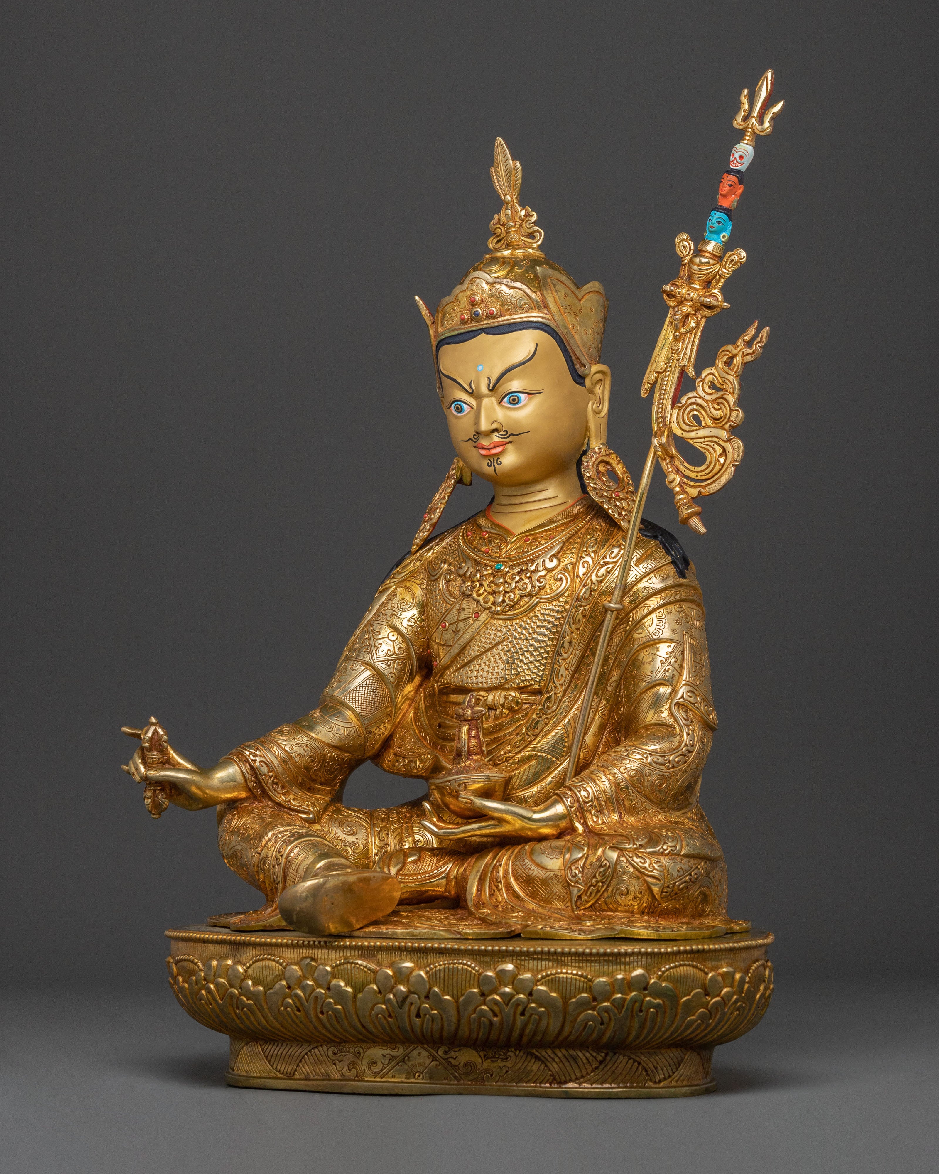Guru Rinpoche Statue | Buddhist Master Sculpture