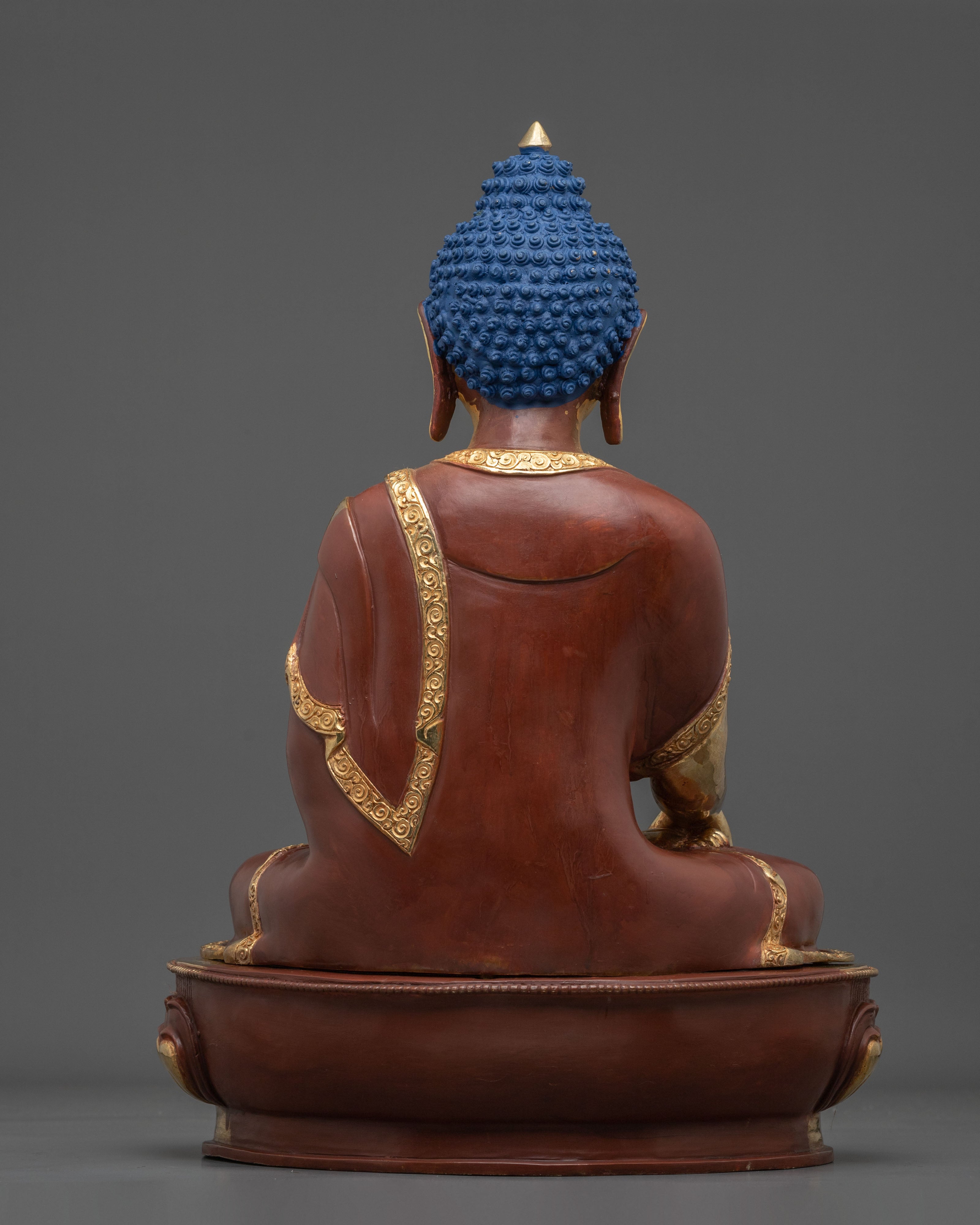 Shakyamuni Buddha Copper Sculpture | Altar Decor