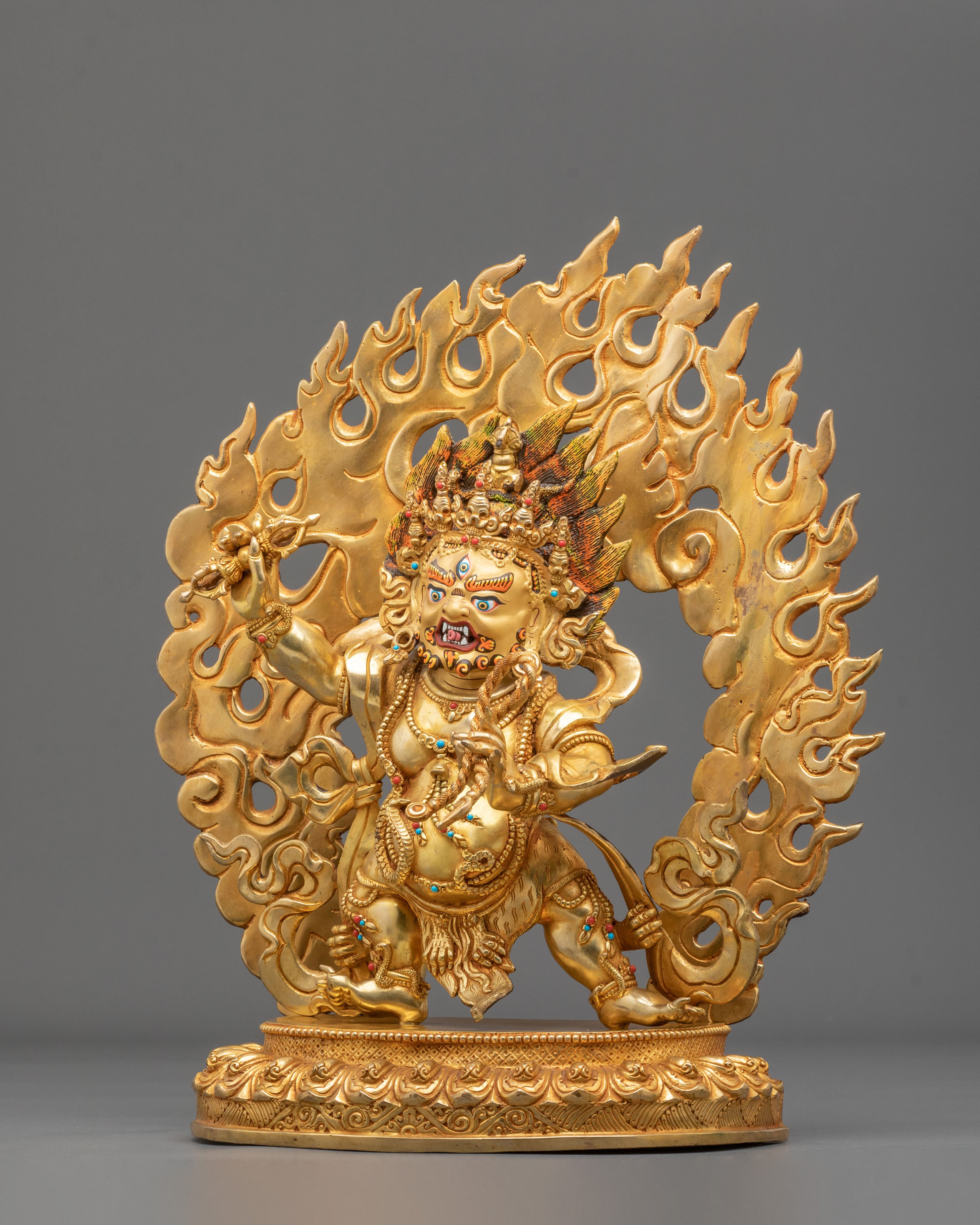 Mighty Protector Vajrapani Copper Sculpture