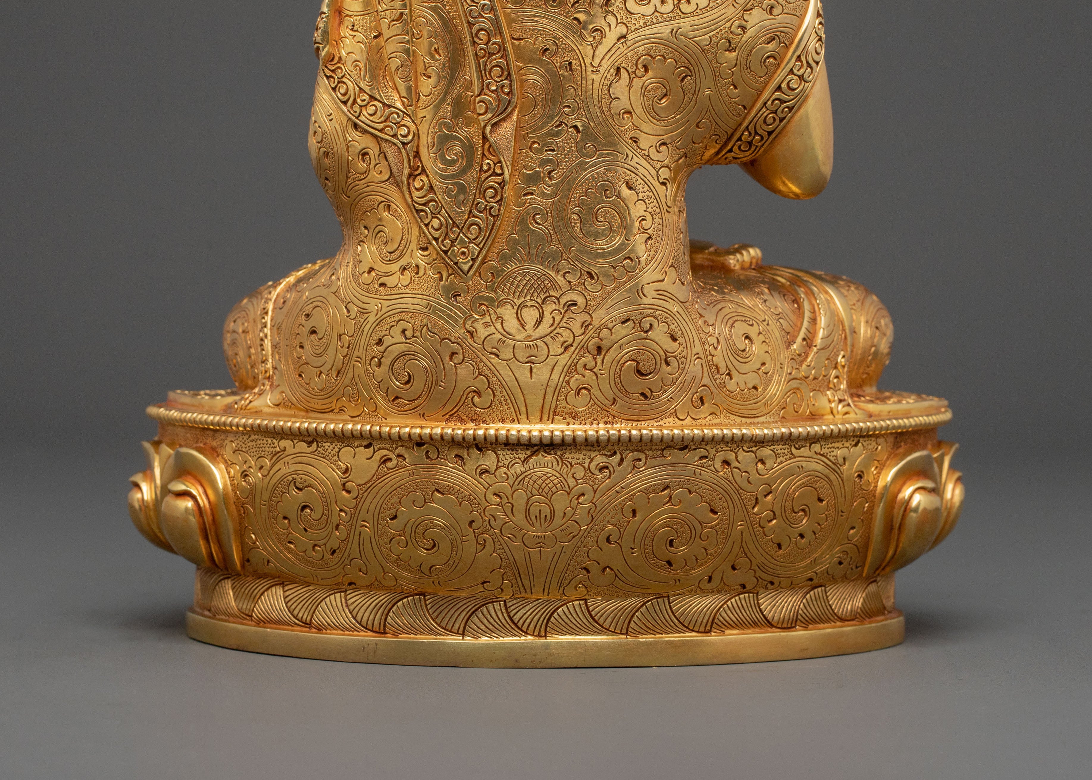 Tsongkhapa Disciples Meditating Statue | Spiritual Protection