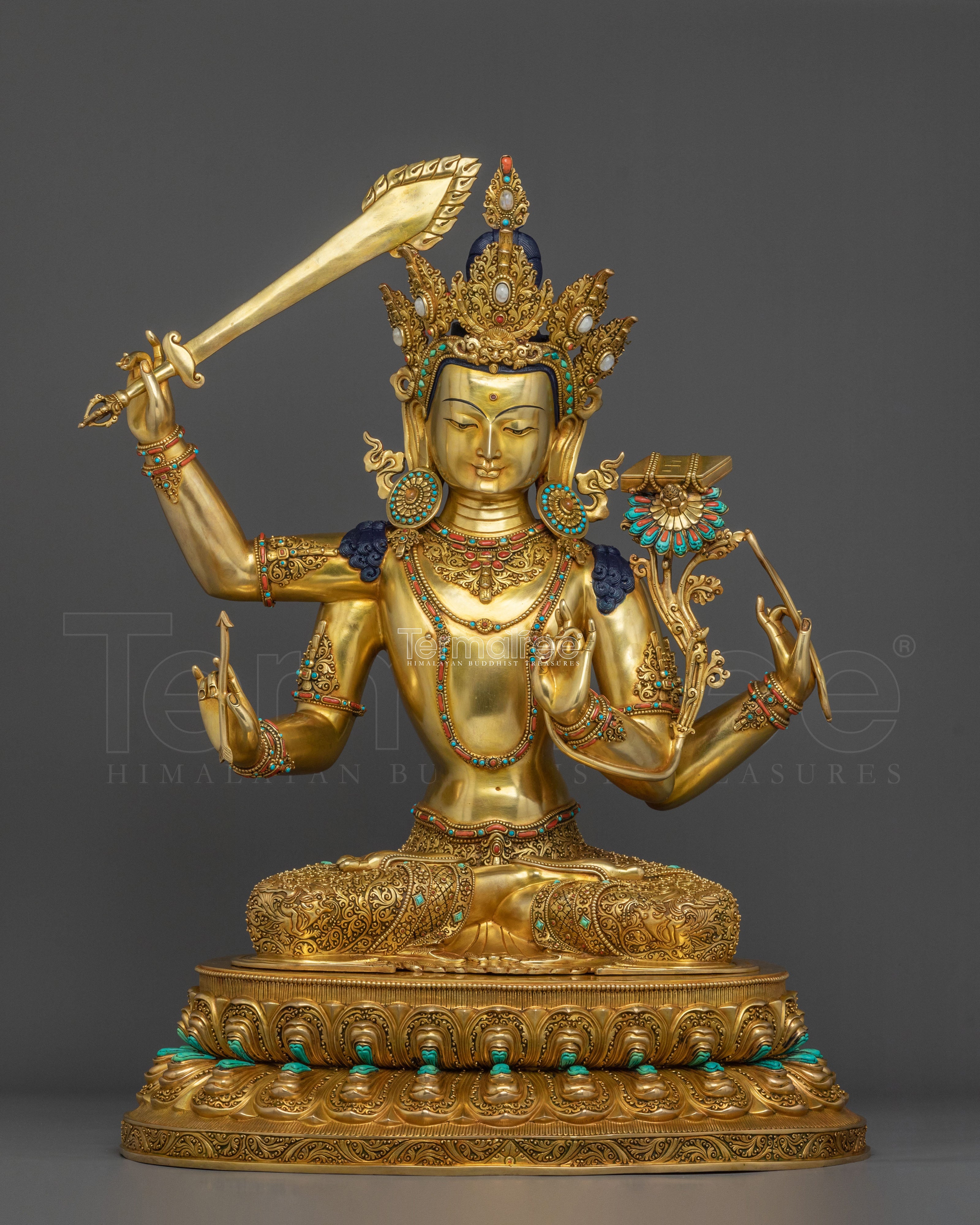 Maha Manjushri Statue | Bodhisattva of Supreme Wisdom