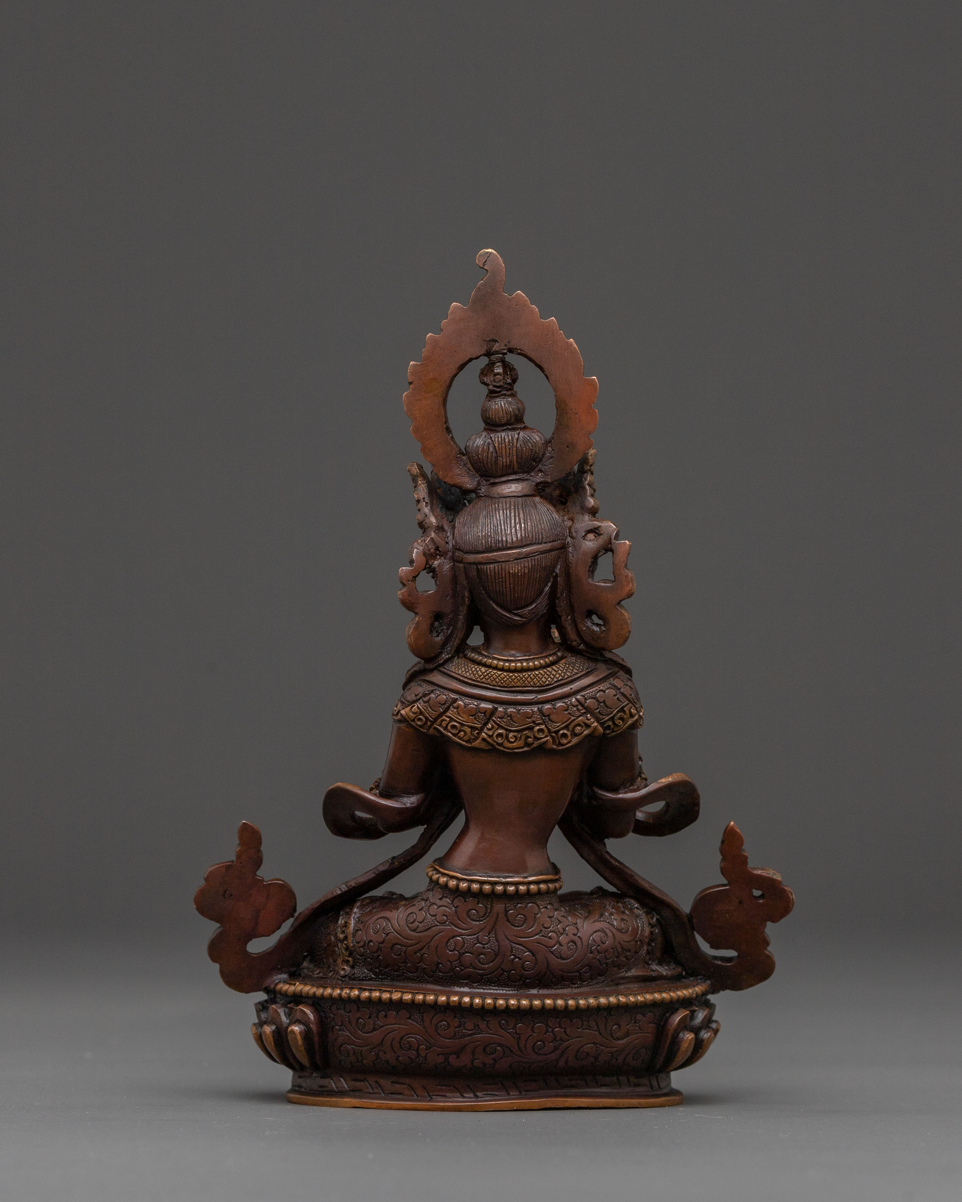 The Primordial Buddha Vajradhara Statue – Oxidized Copper