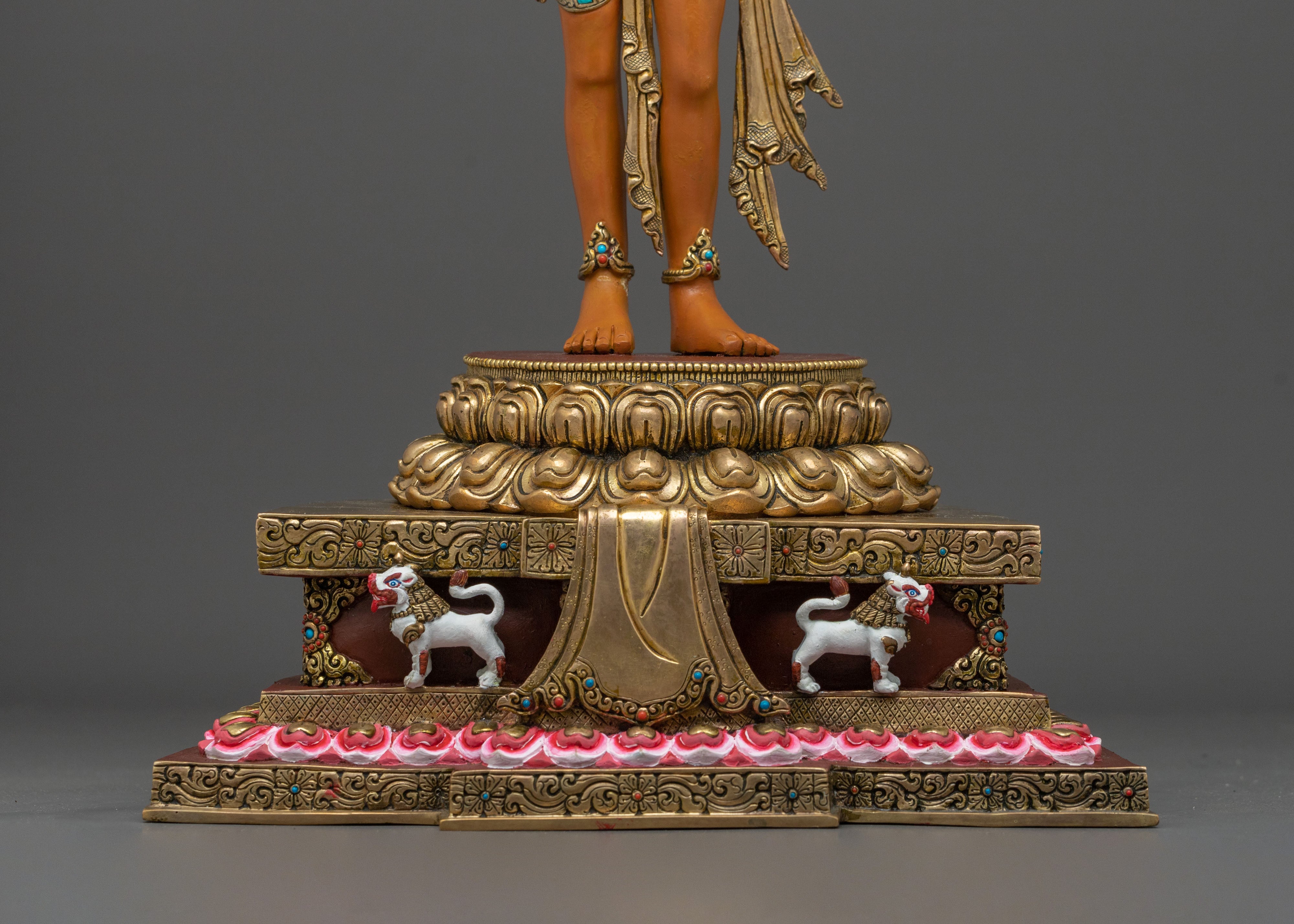 Handmade Maitreya Buddha Sculpture | Tibetan Buddhist Statue