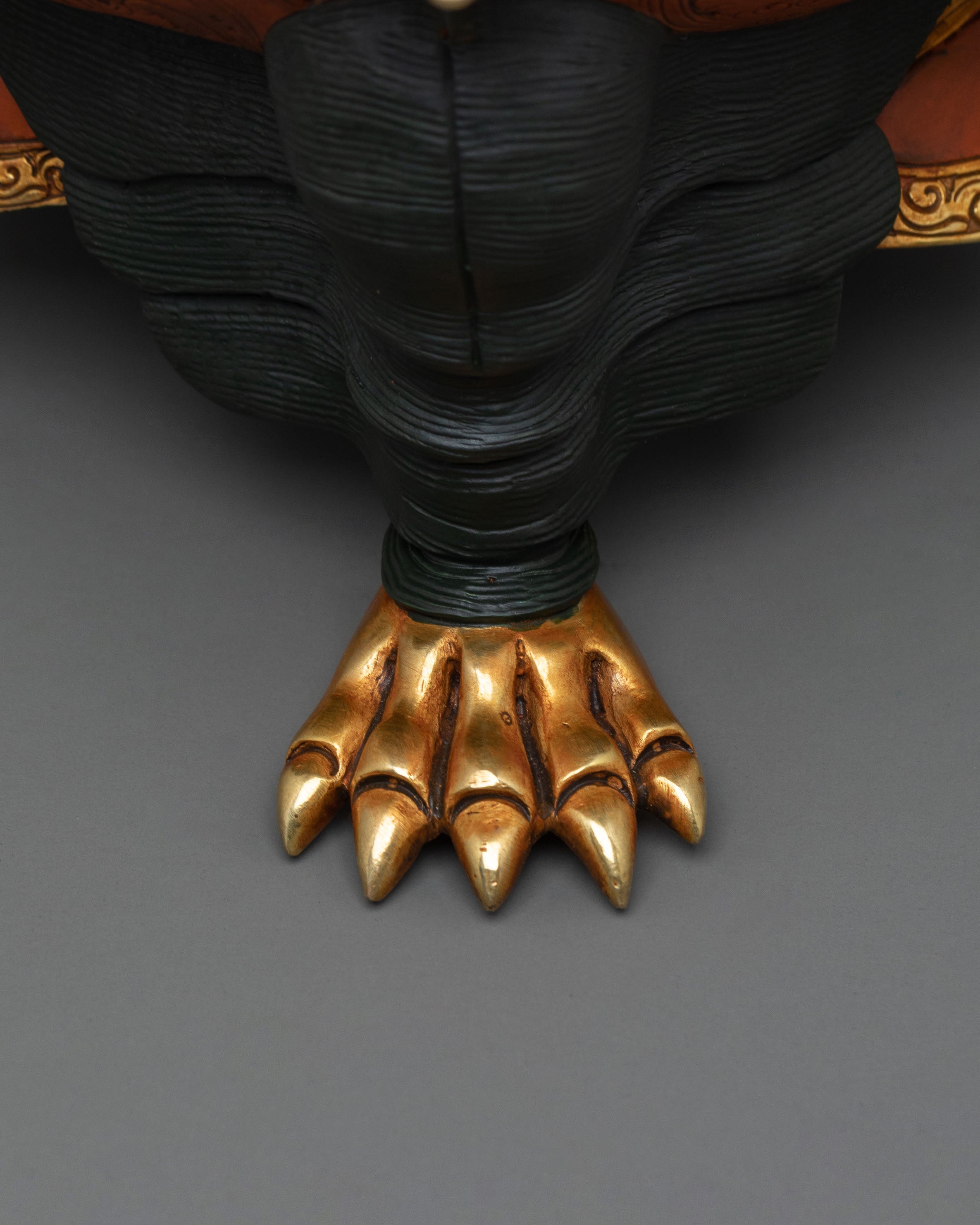 Vajradaka Traditional Sculpture – Exquisite Gilded Copper