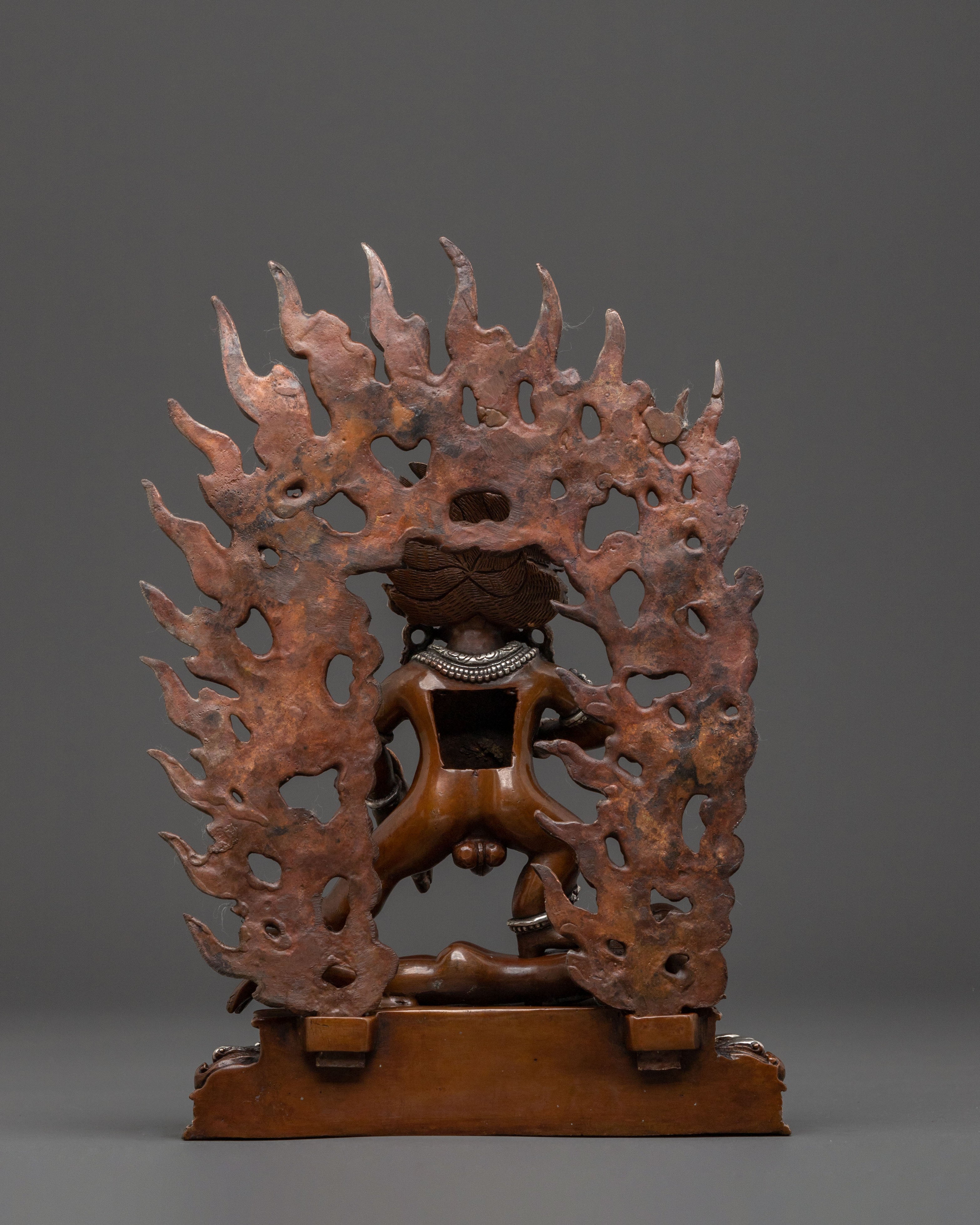 Black Dzambhala Spiritual Statue | Protector of Fortune