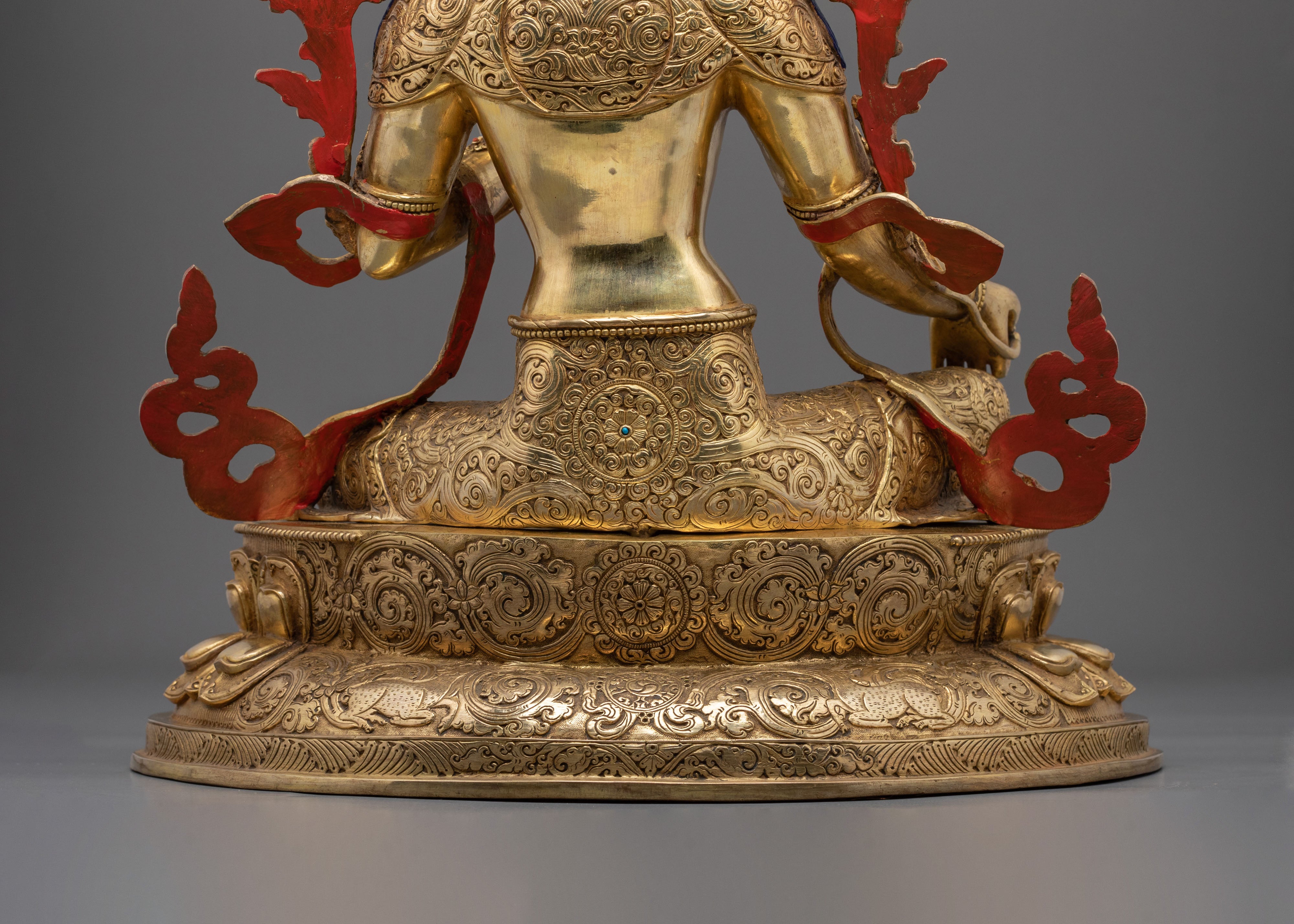 Green Tara Sculpture | Tibetan Buddhist Deity of Protection
